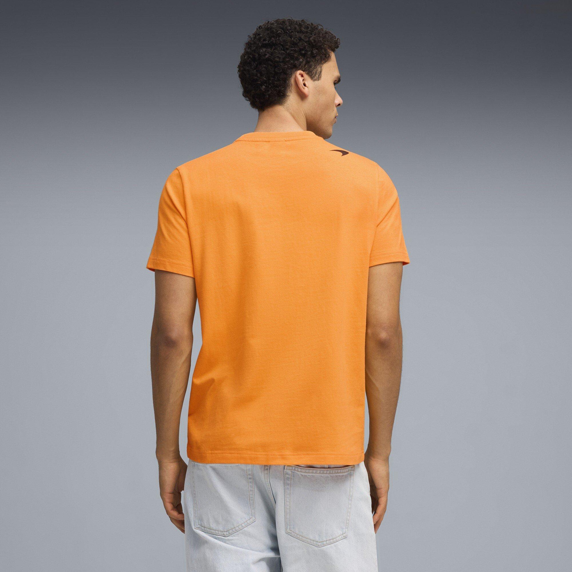 Papaya - Puma - Puma McLaren Racing Big Logo Tee Men - 4