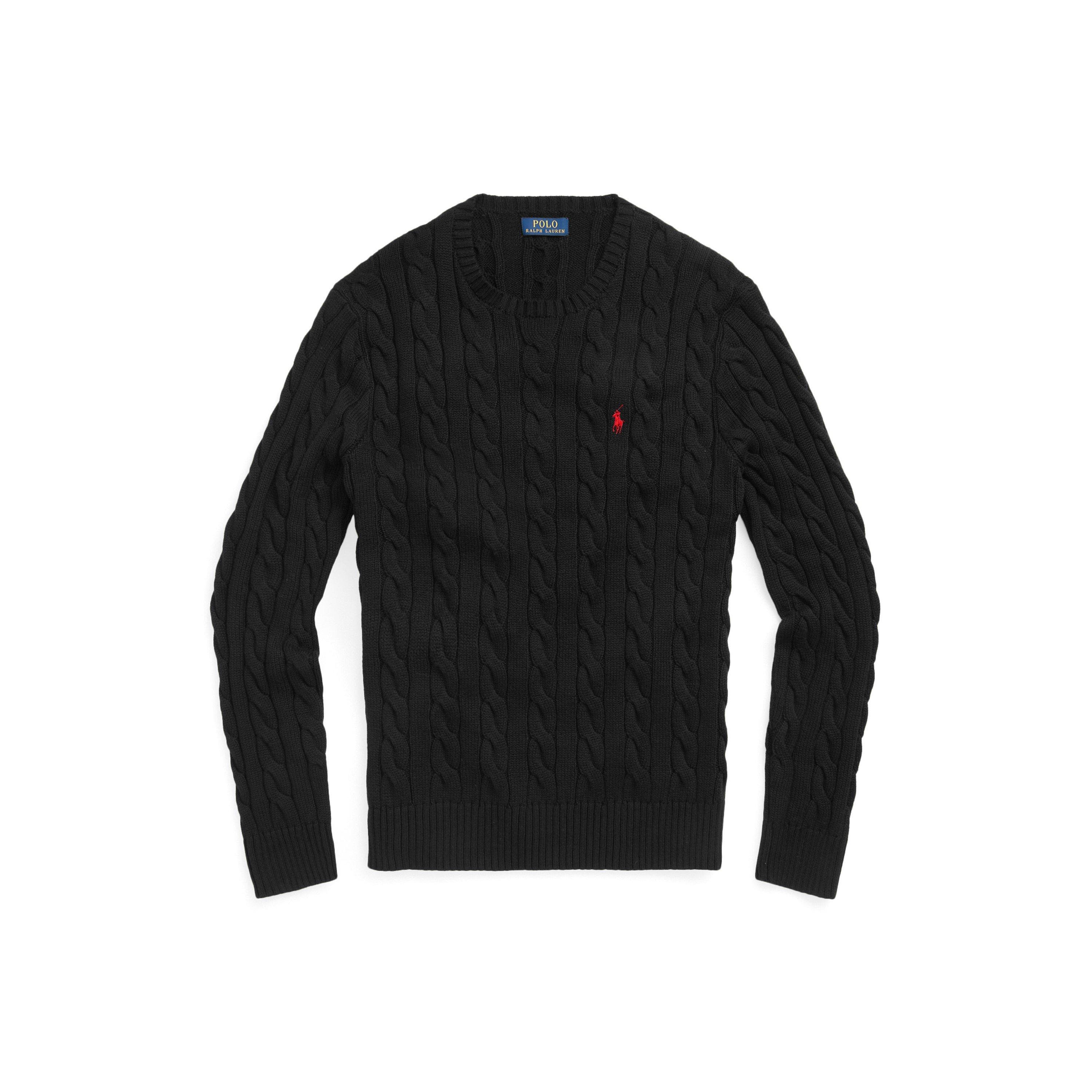 Polo Ralph Lauren Cable Knit Jumper - Polo Black - L