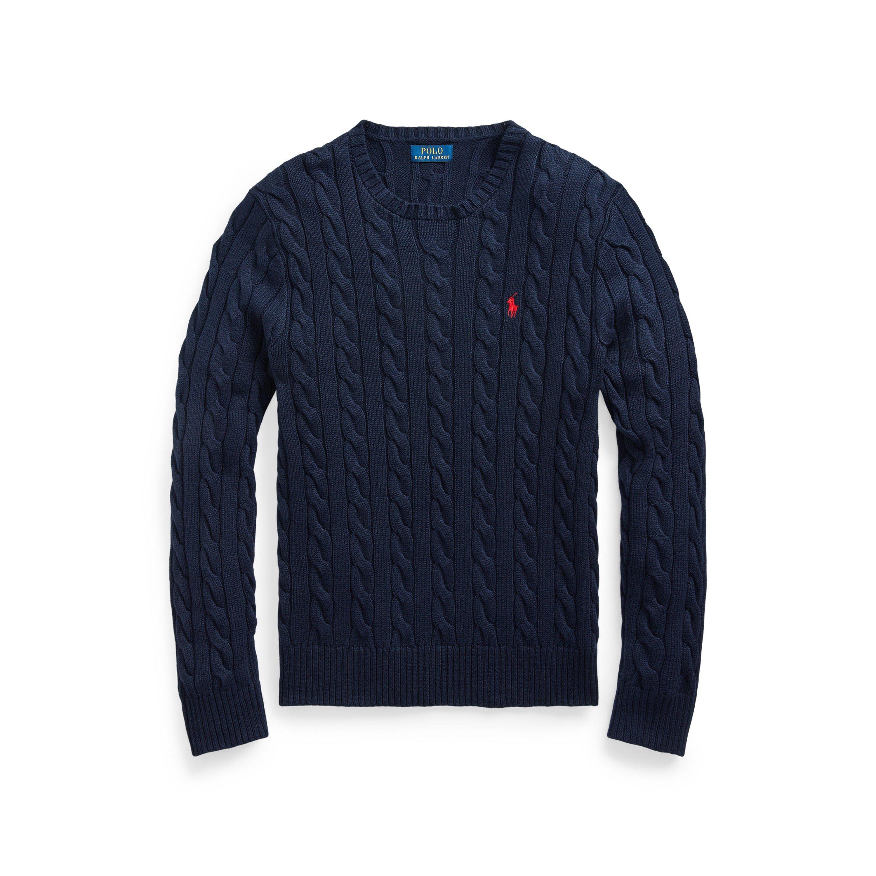 Polo Ralph Lauren Cable Knit Jumper - Hunter Navy - XL