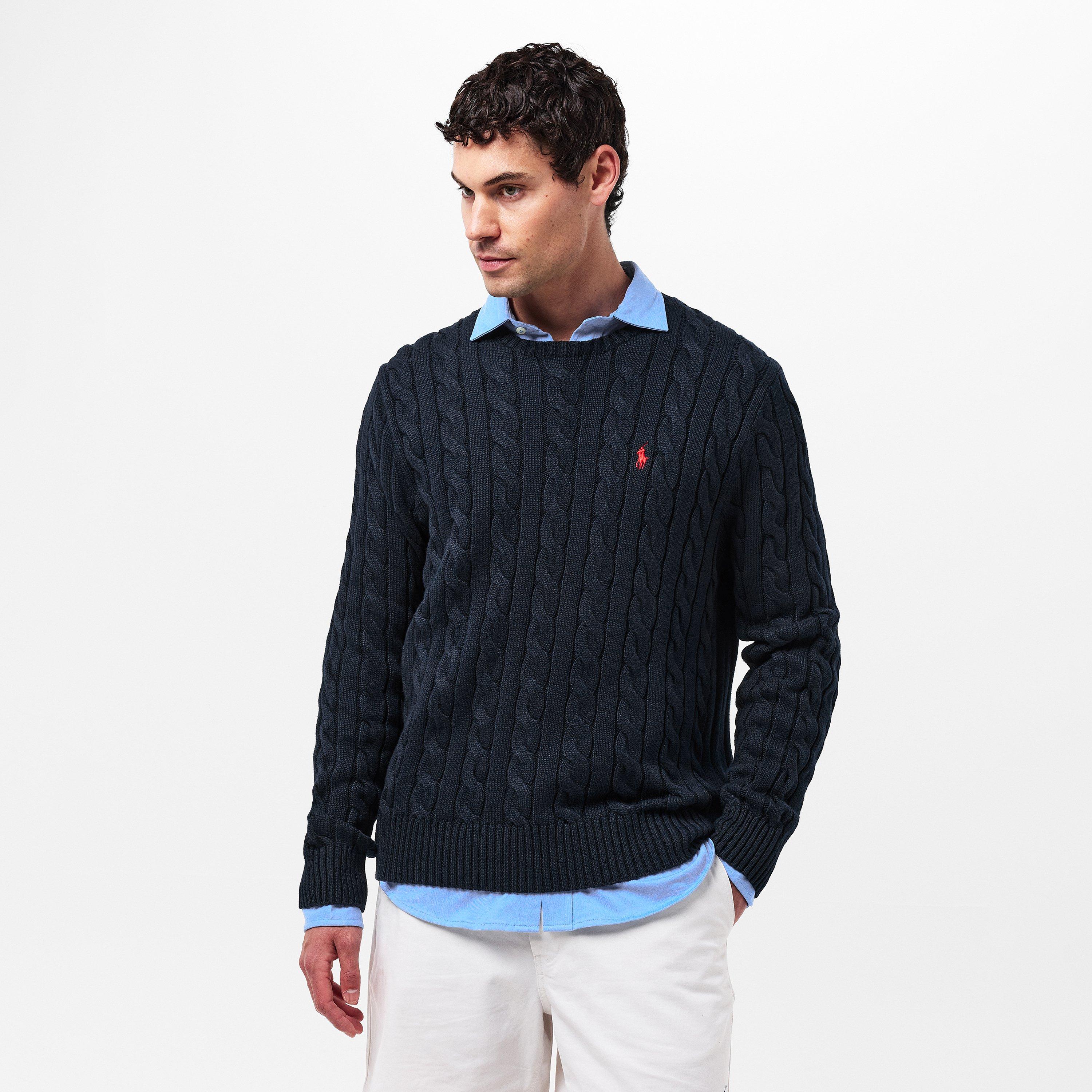 Hunter Navy - Polo Ralph Lauren - Cable Knit Jumper - 3