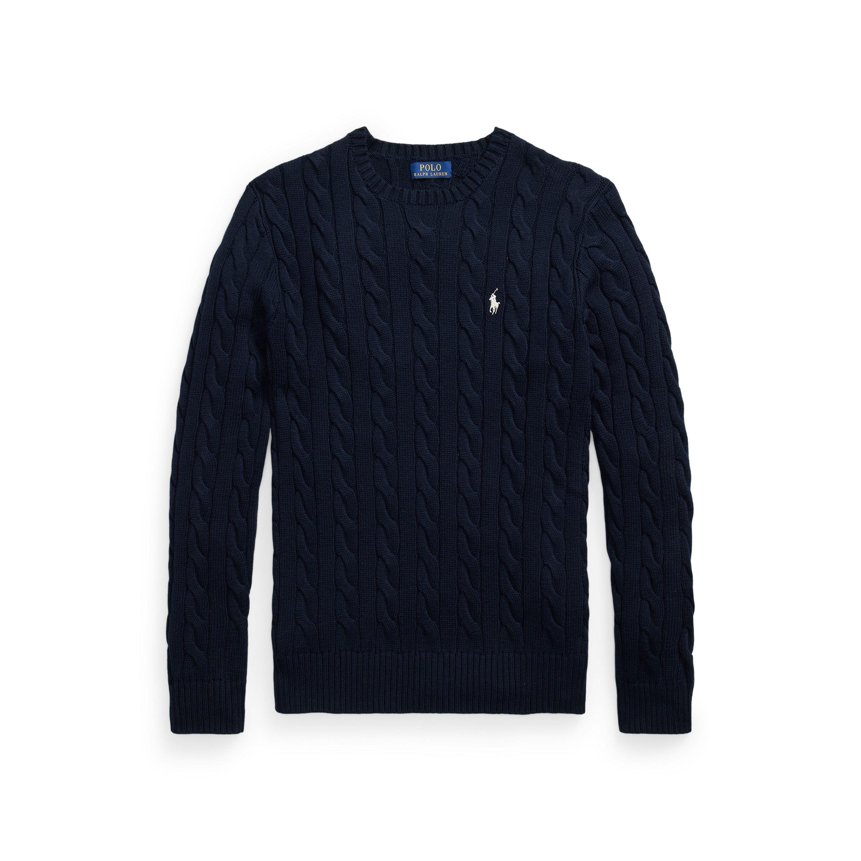 Polo Ralph Lauren Cable Knit Jumper - Hunter Navy - S