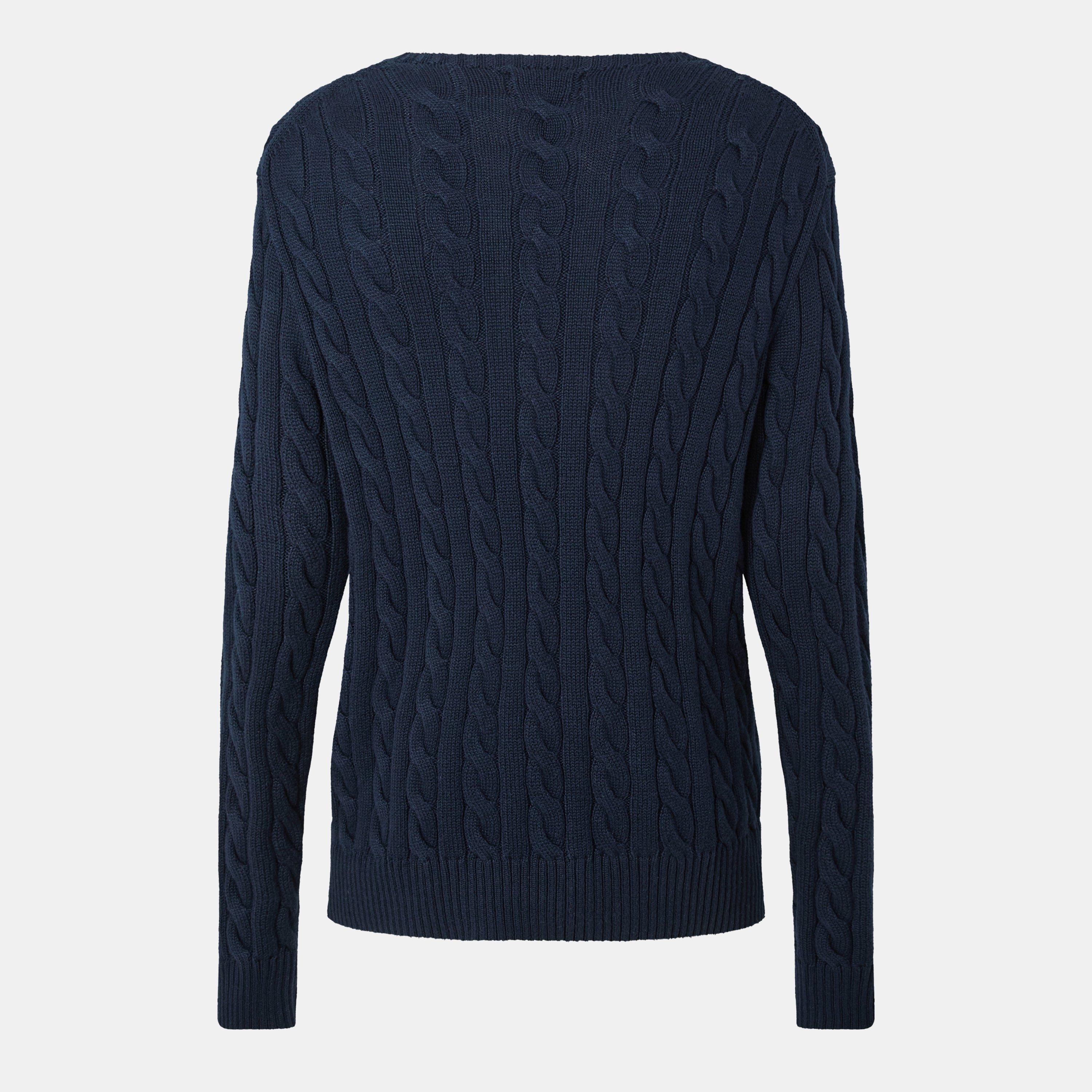 Hunter Navy - Polo Ralph Lauren - Cable Knit Jumper - 2