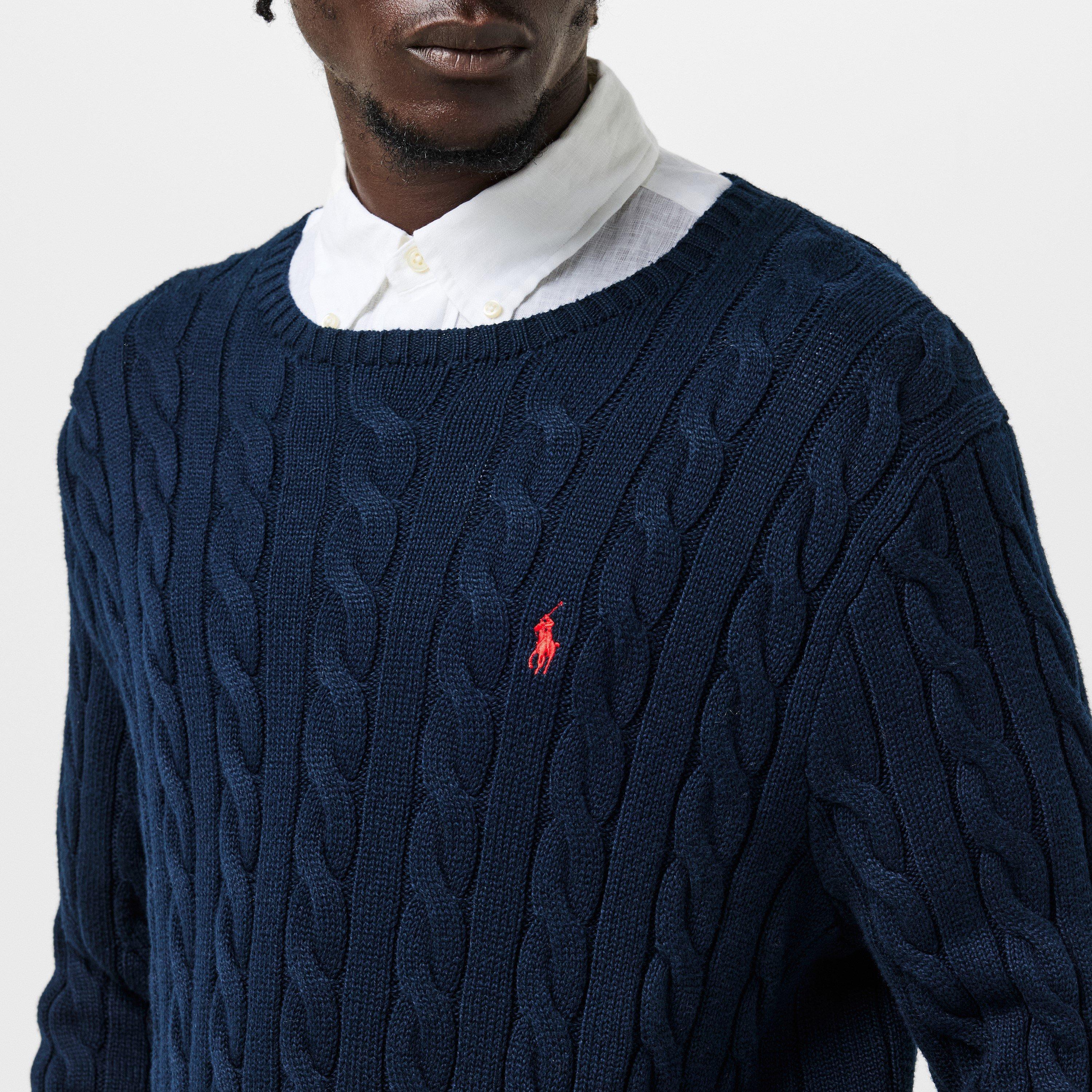 Hunter Navy - Polo Ralph Lauren - Cable Knit Jumper - 5