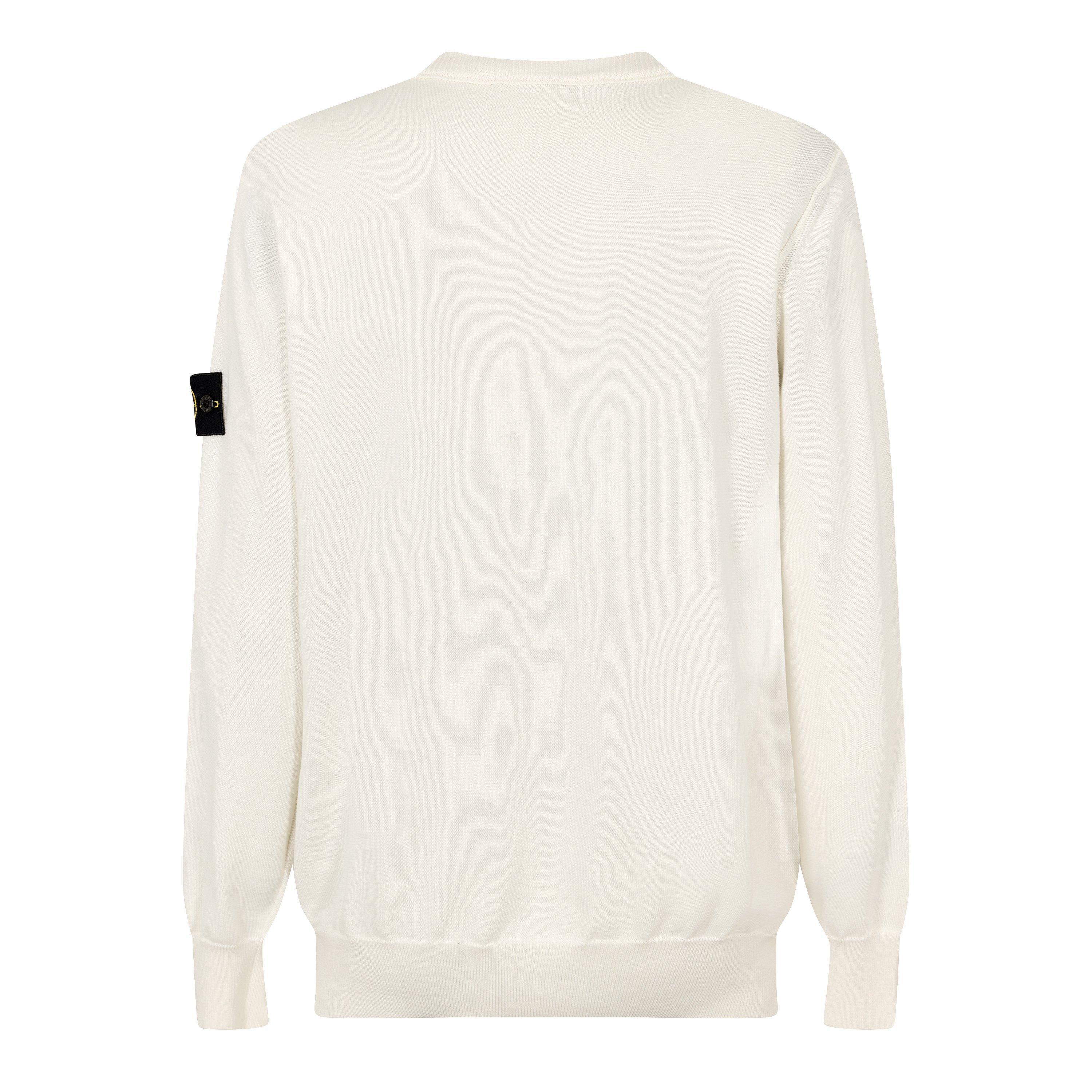 Ivory V0093 - Stone Island - Men's Crew Neck Jumper - 2
