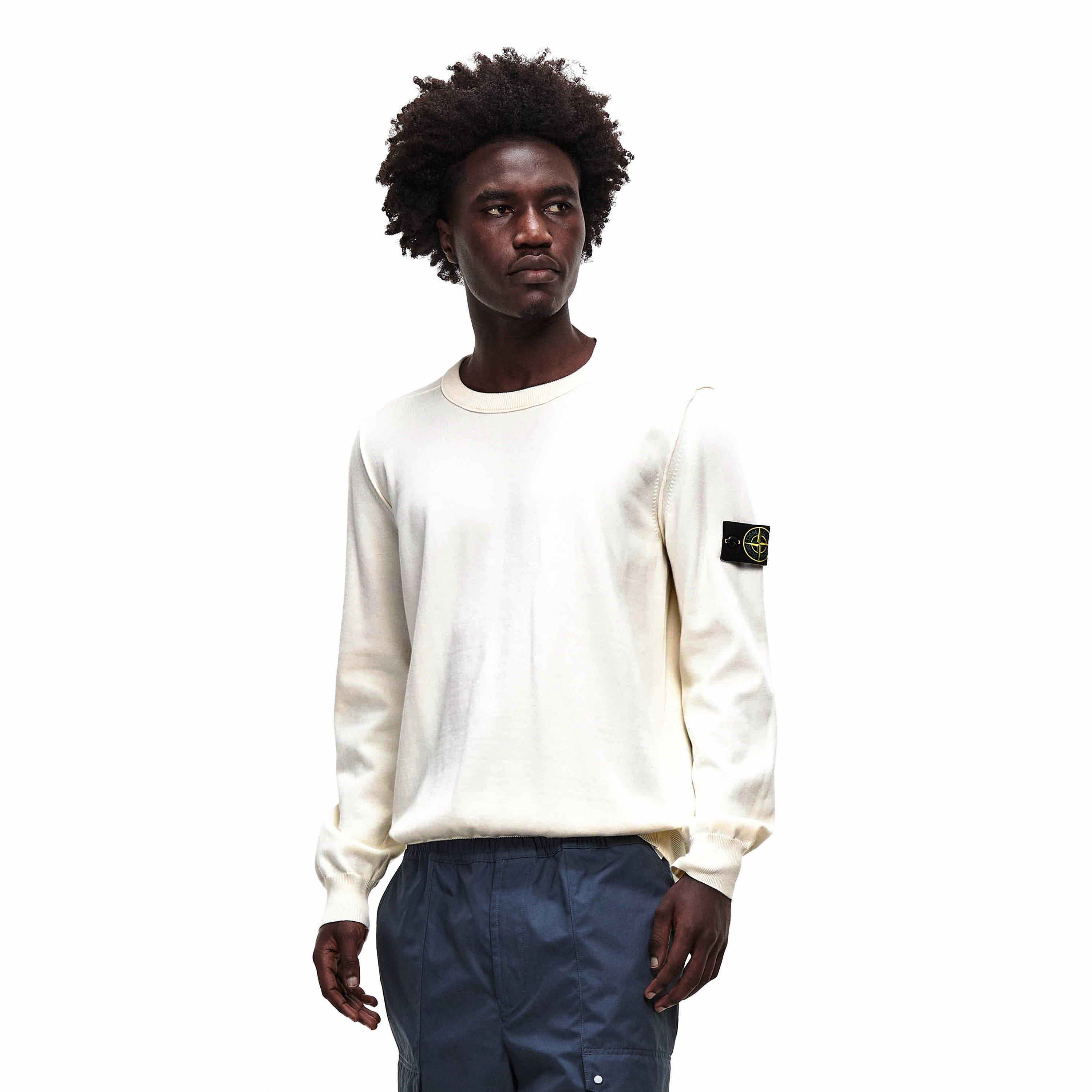 Ivory V0093 - Stone Island - Men's Crew Neck Jumper - 3