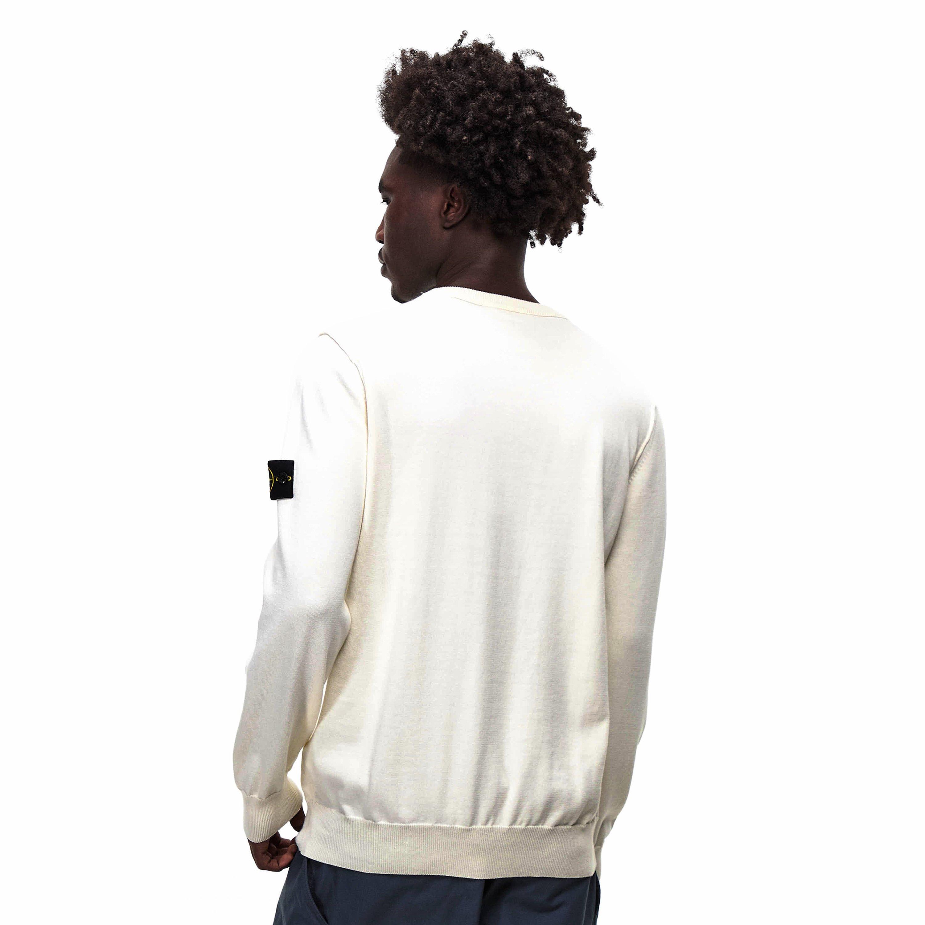 Ivory V0093 - Stone Island - Men's Crew Neck Jumper - 4