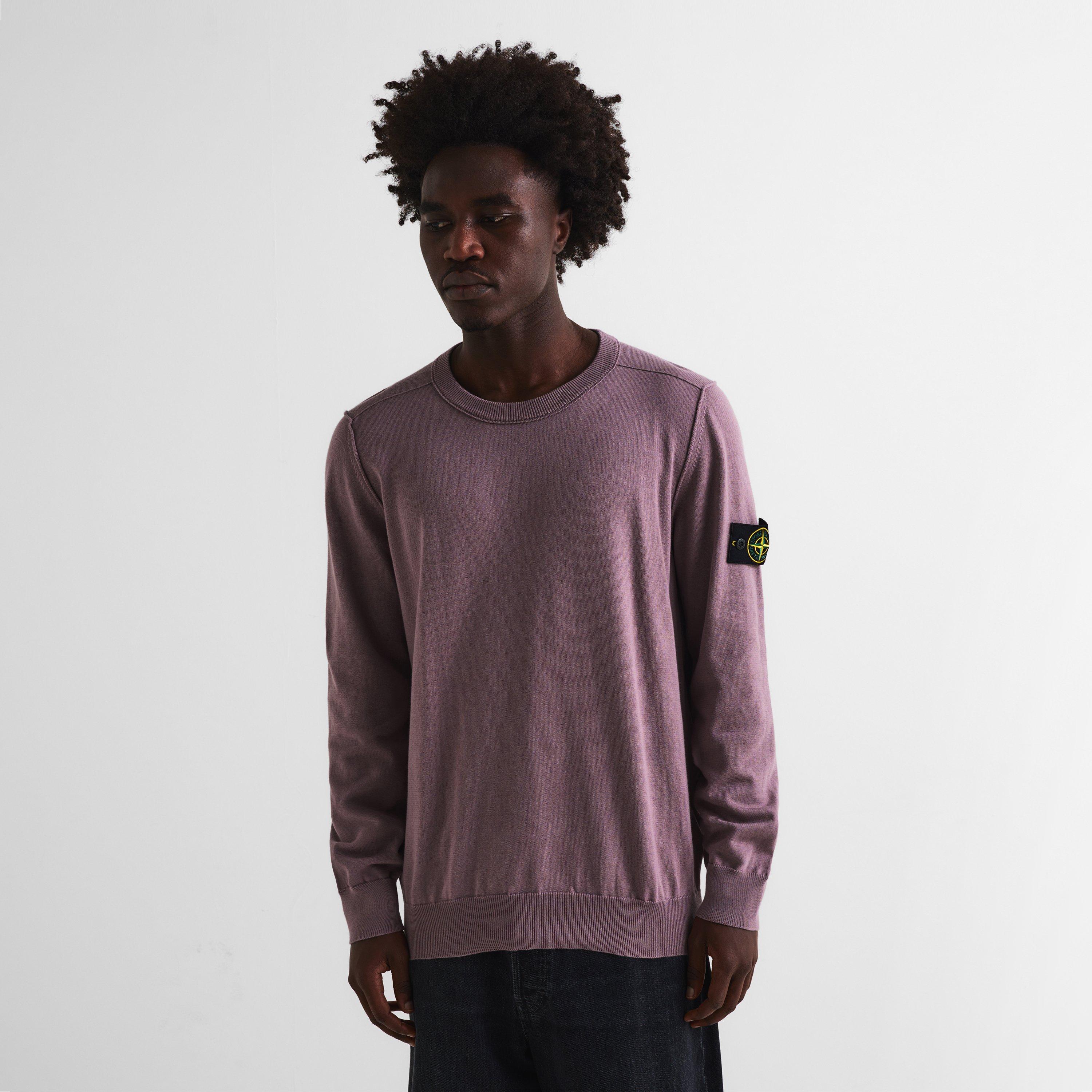 Purple Gr V008F - Stone Island - Stone Crew Knit Sn62 - 3