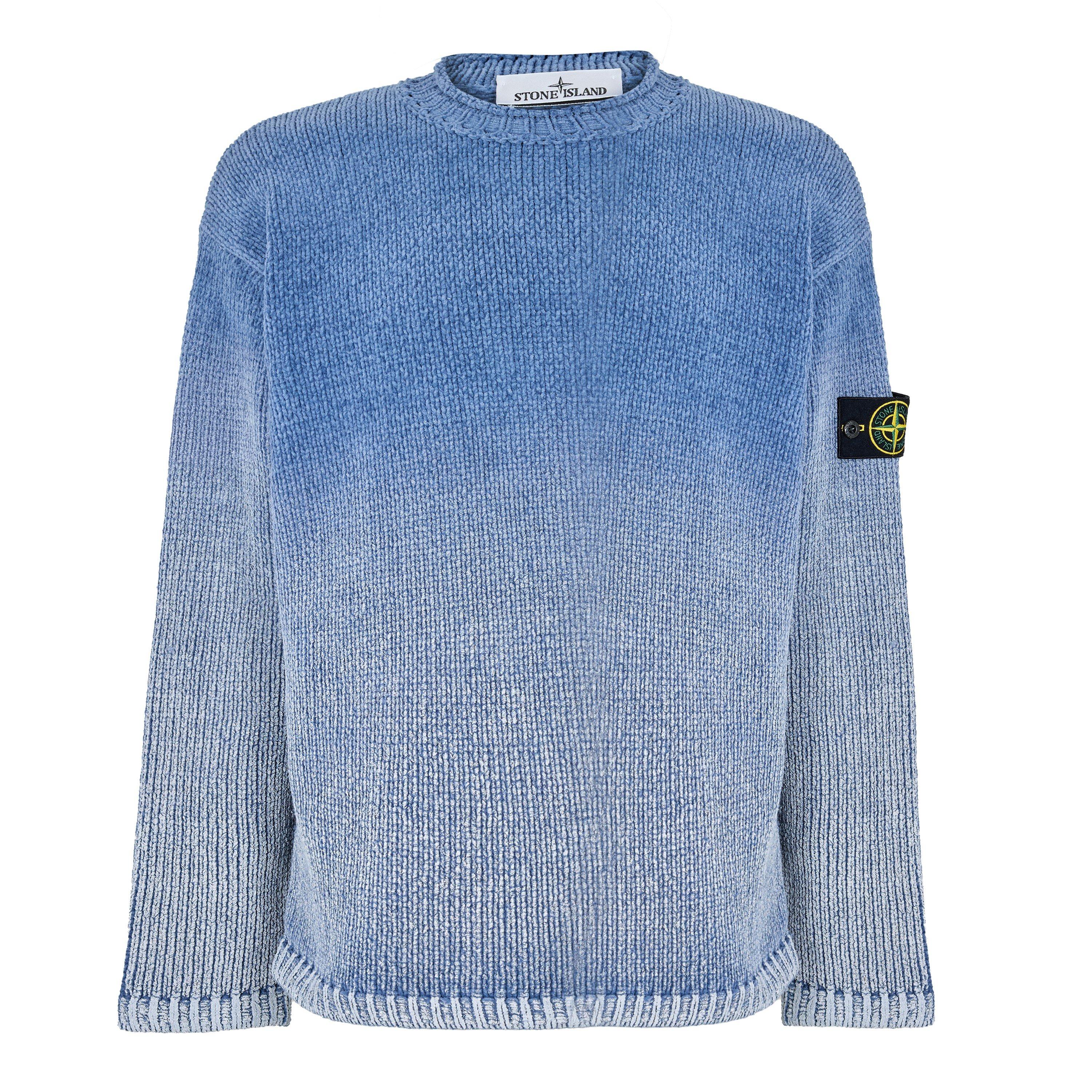 Dark Blue V0024 - Stone Island - Mens Degrade Knit Jumper Jumper - 1