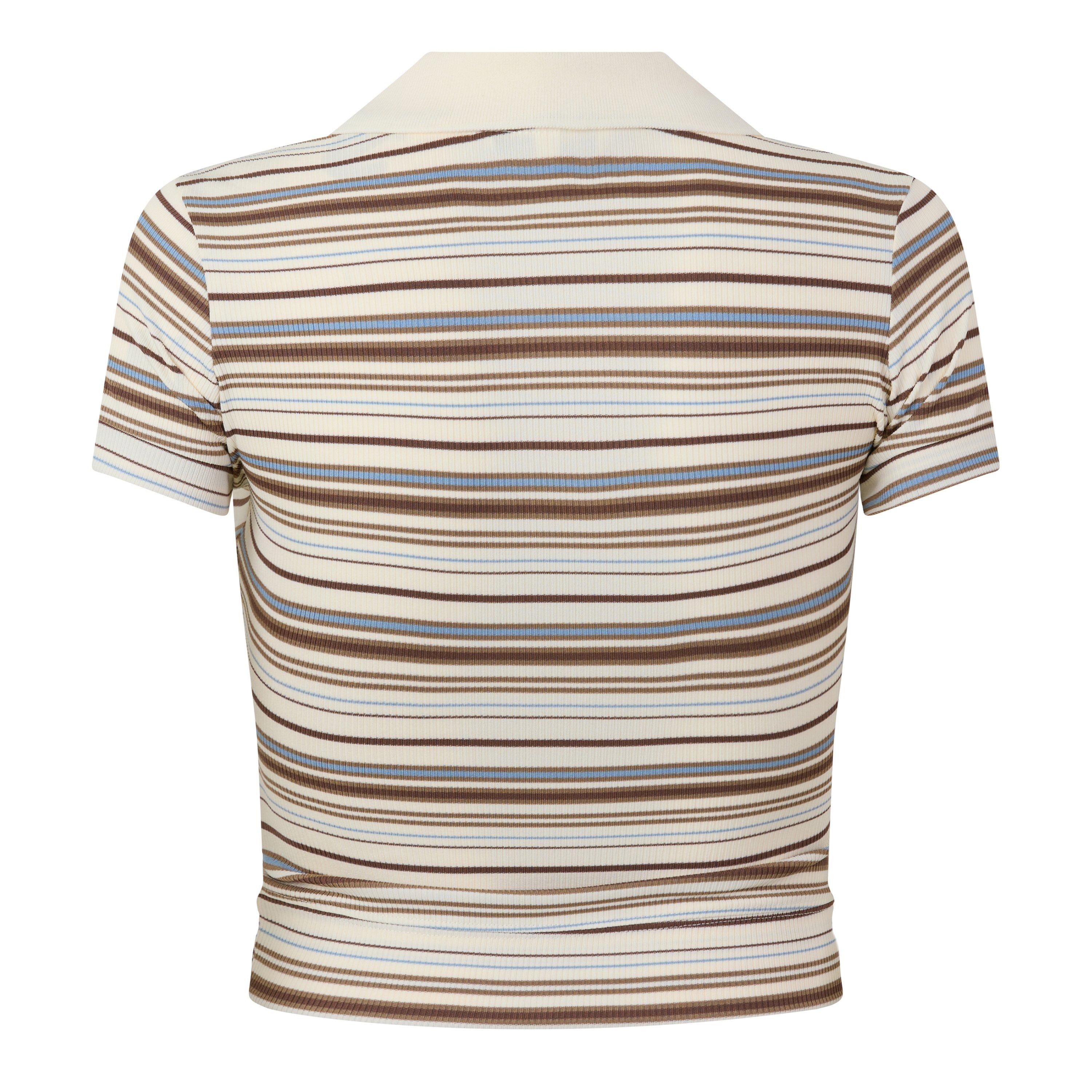 Beige - The Couture Club - Couture Stripe Polo Ld64 - 2