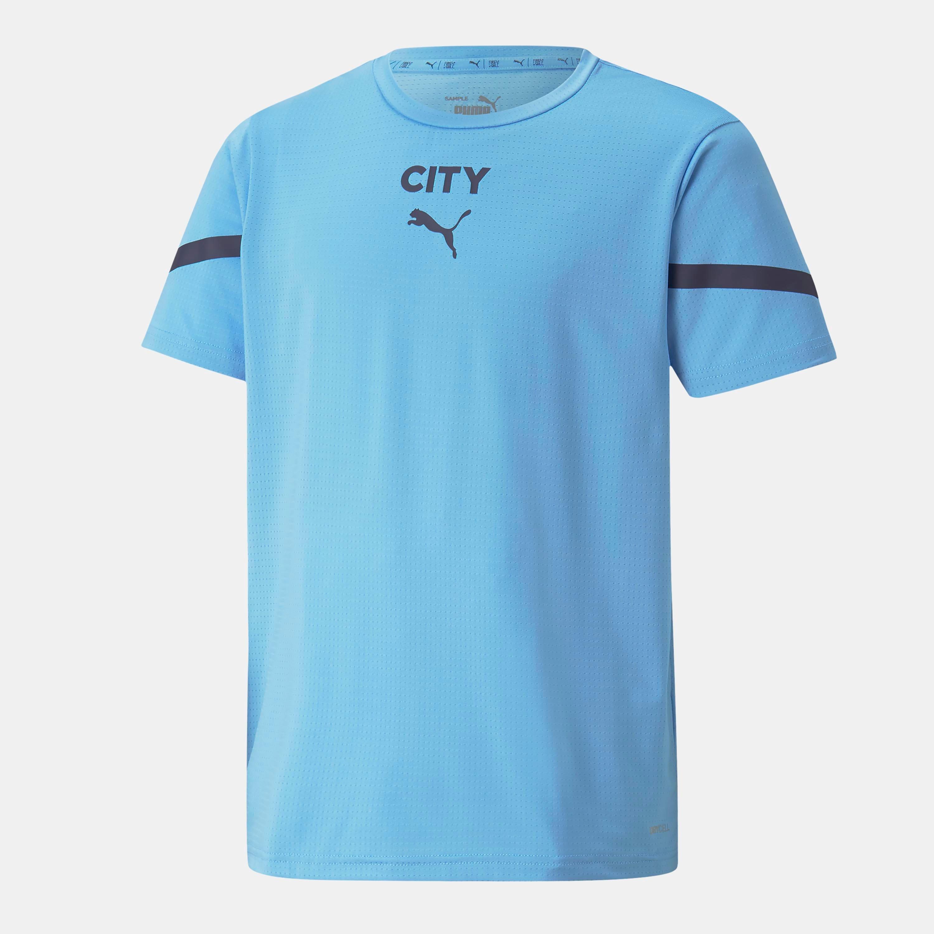 Blue - Puma - Manchester City Fc Prematch Jersey - 1