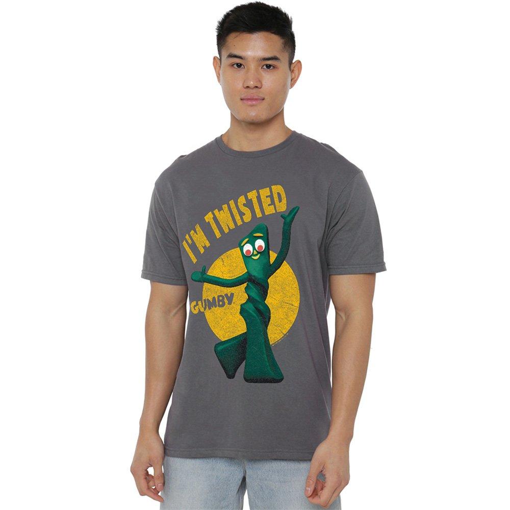 Grey - Other - Gumby Twisted T Shirt Charcoal - 1
