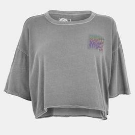 Vans Mte Wildthorn Reflective Boxy Short Crop Top Womens