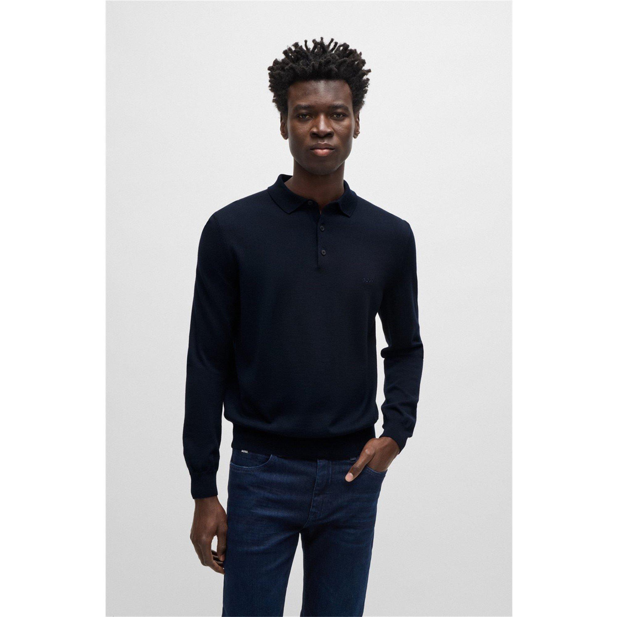 Dark Blue 404 - Boss - Men's Bono-L Jumper - 3
