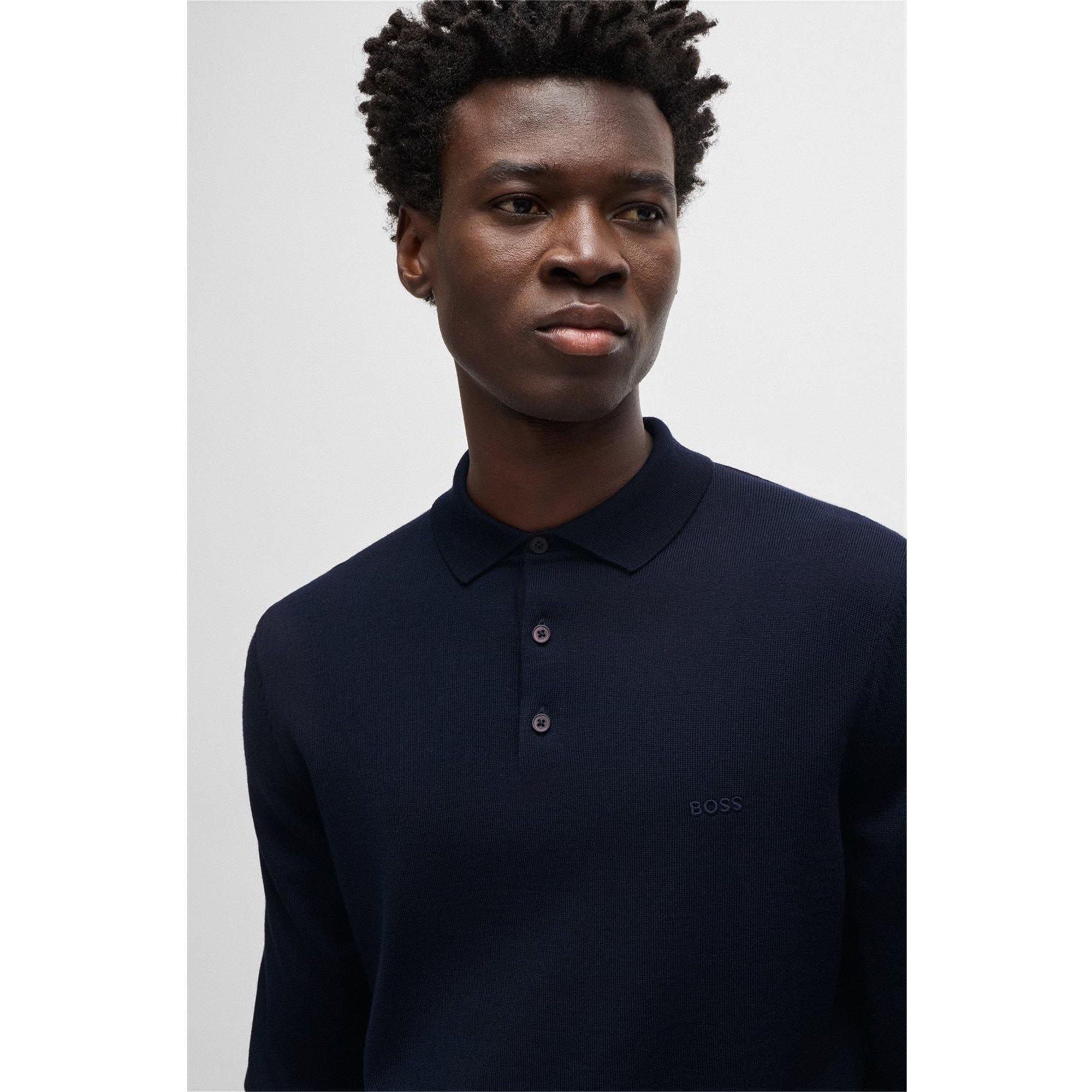 Dark Blue 404 - Boss - Men's Bono-L Jumper - 5