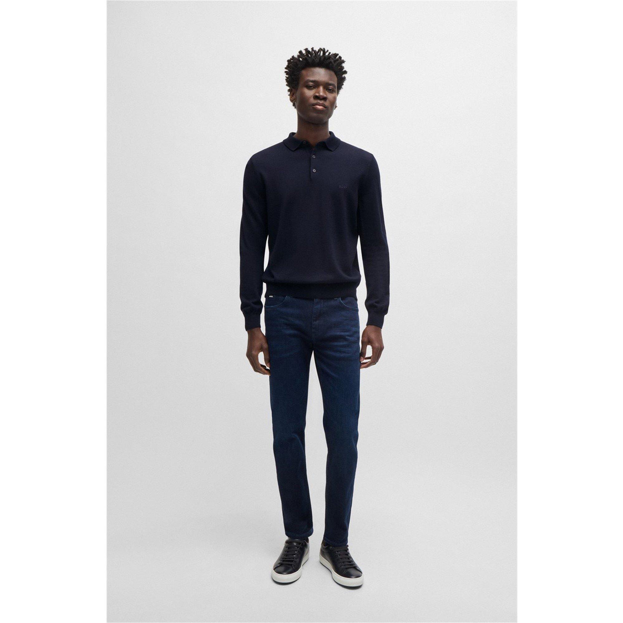 Dark Blue 404 - Boss - Men's Bono-L Jumper - 6