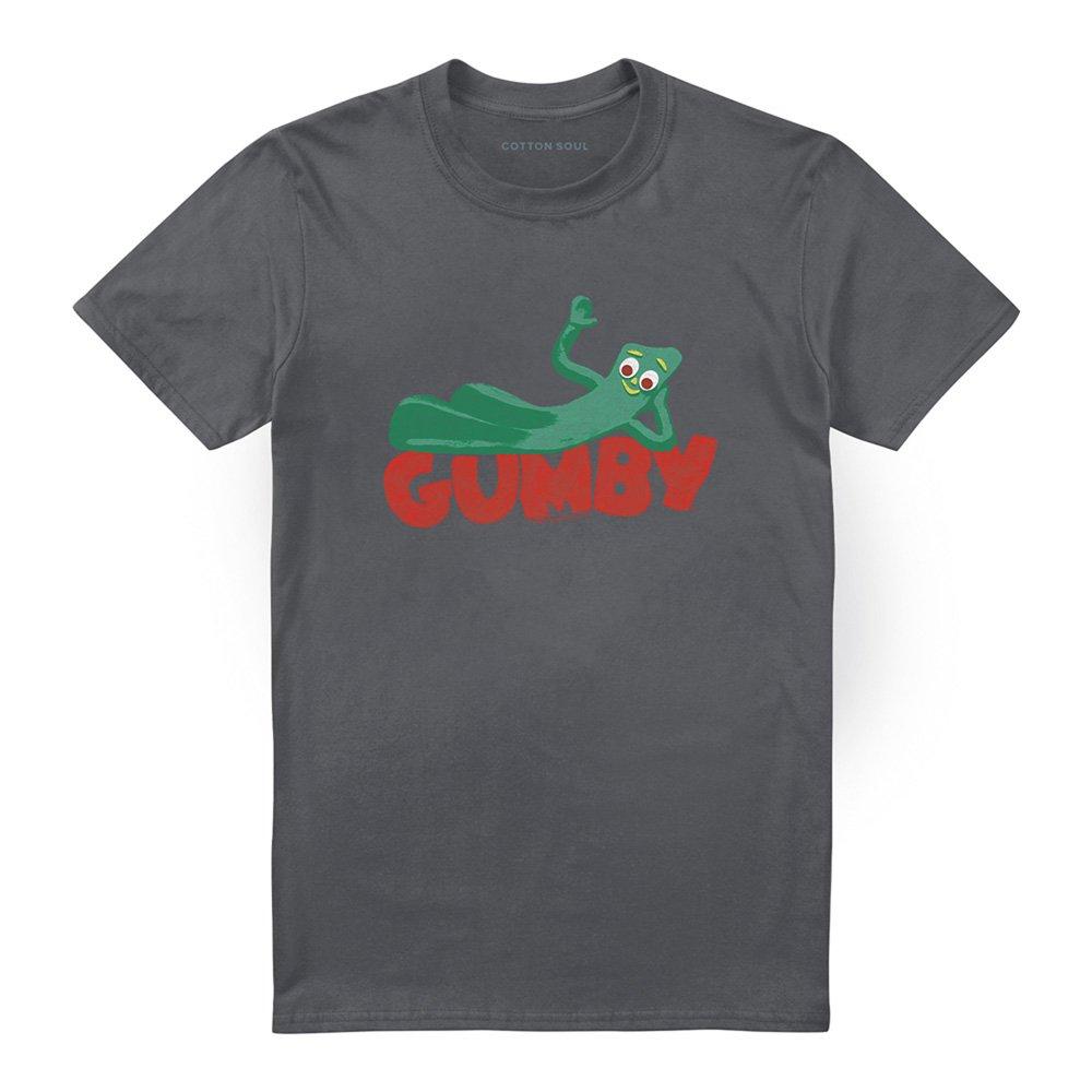 Grey - Other - Gumby On Logo T Shirt Charcoal - 4