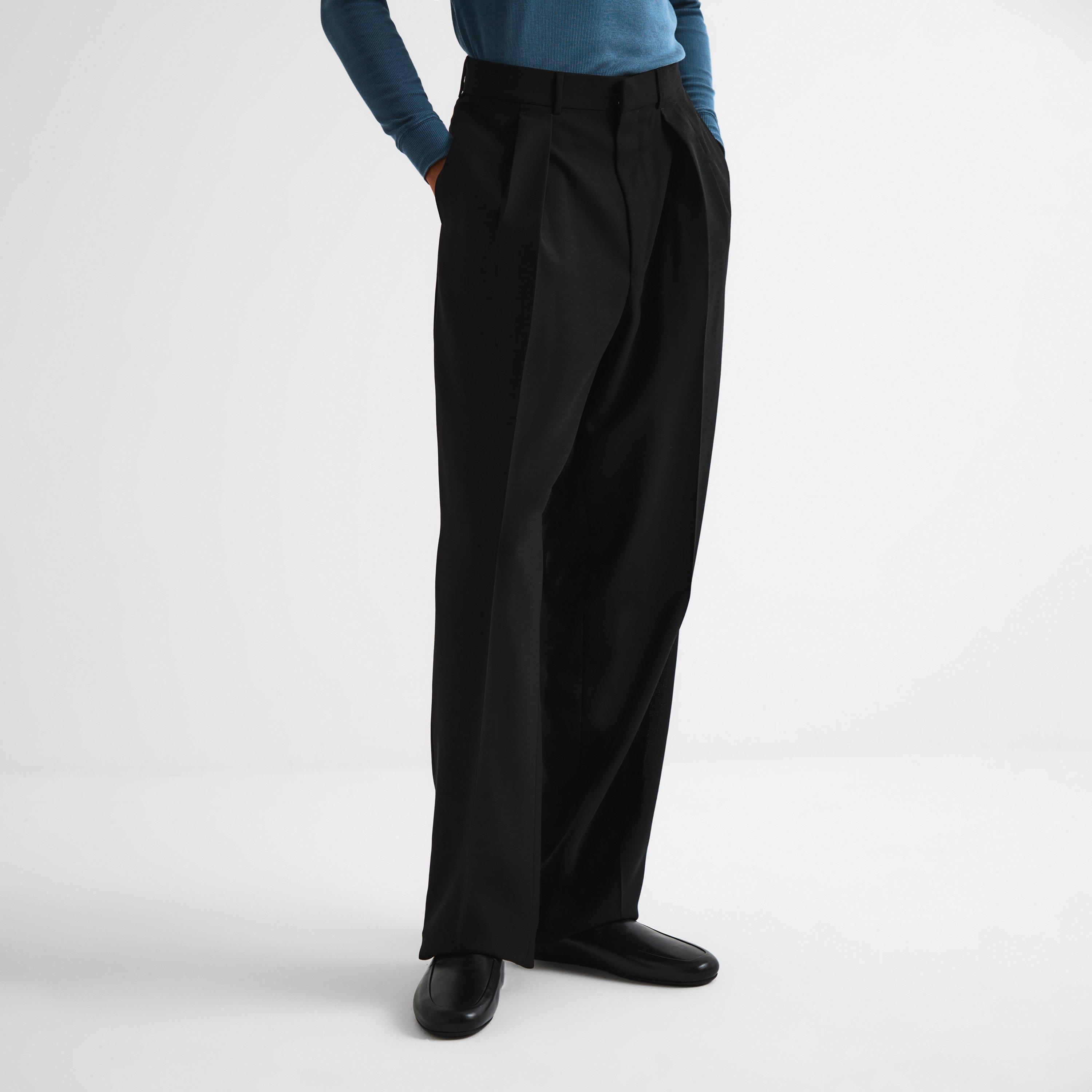 Black - Tom Ford - TF Fresco Pleat Pant Sn62 - 3