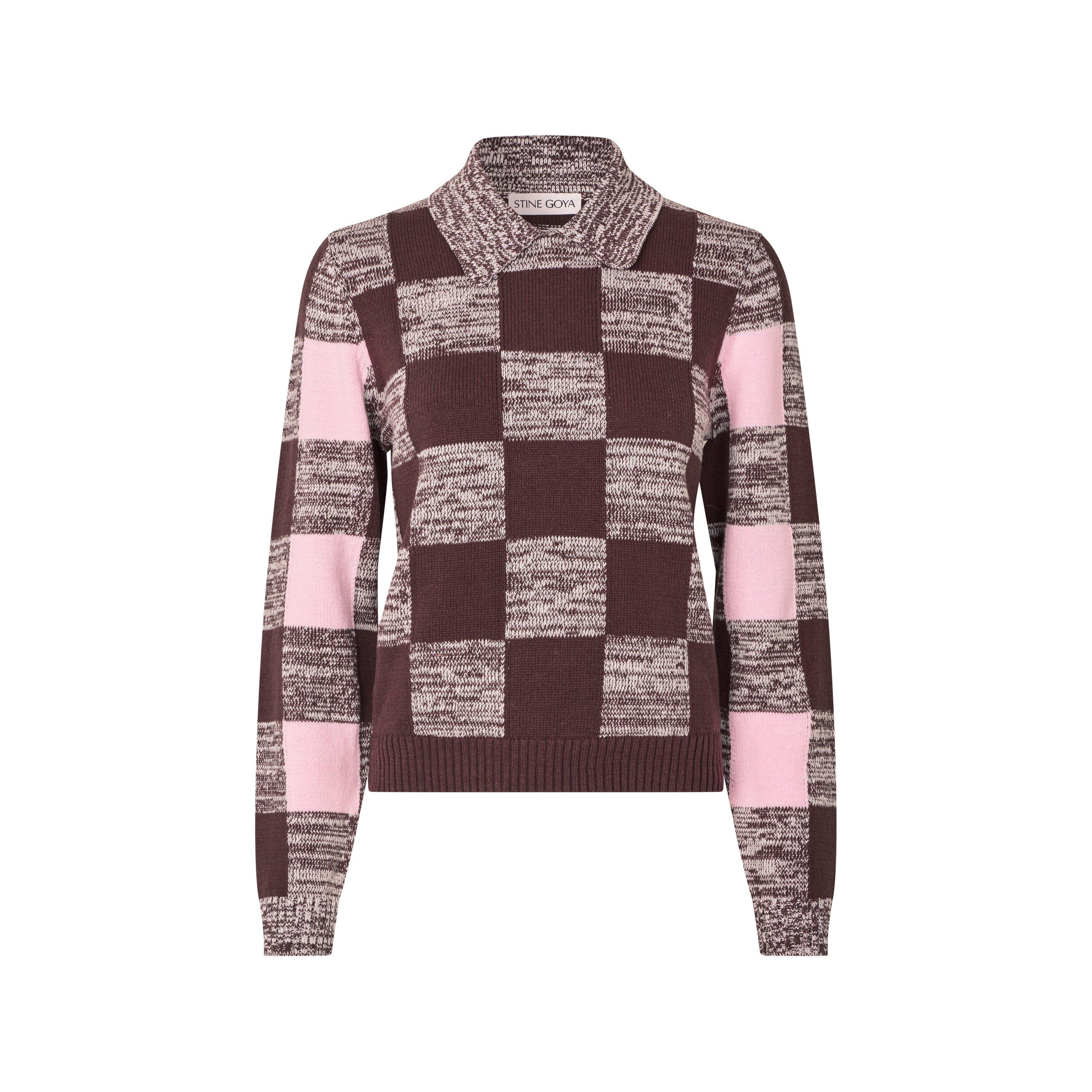 Multichecks Mix - Stine Goya - Goya Polo Collr Swea Ld64 - 1