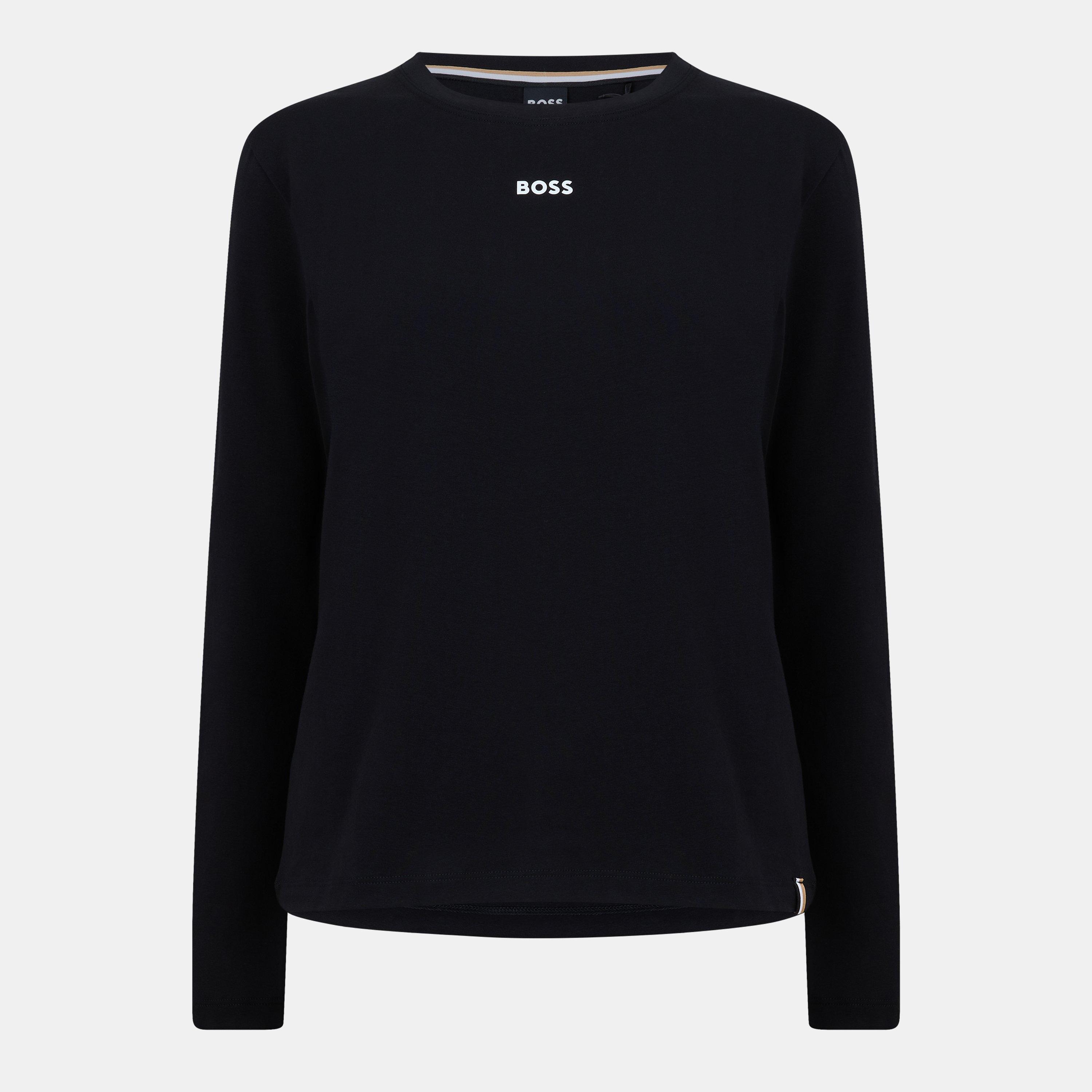 Boss Women's Ci Set Long Sleeve Pyjama Set - Black - 12 (L)