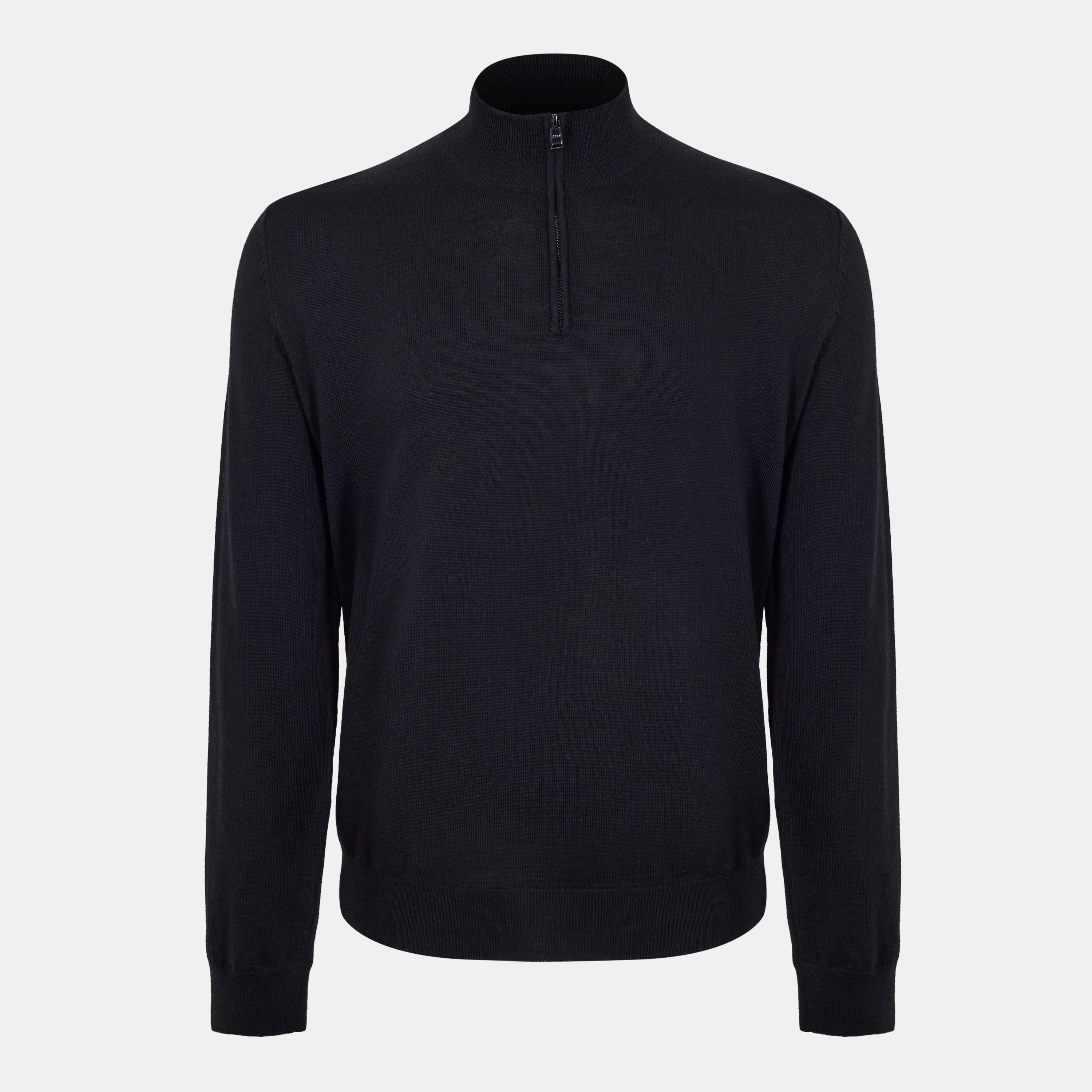 Black 001 - Boss - Men's HBB Ebenji  Jumper - 1