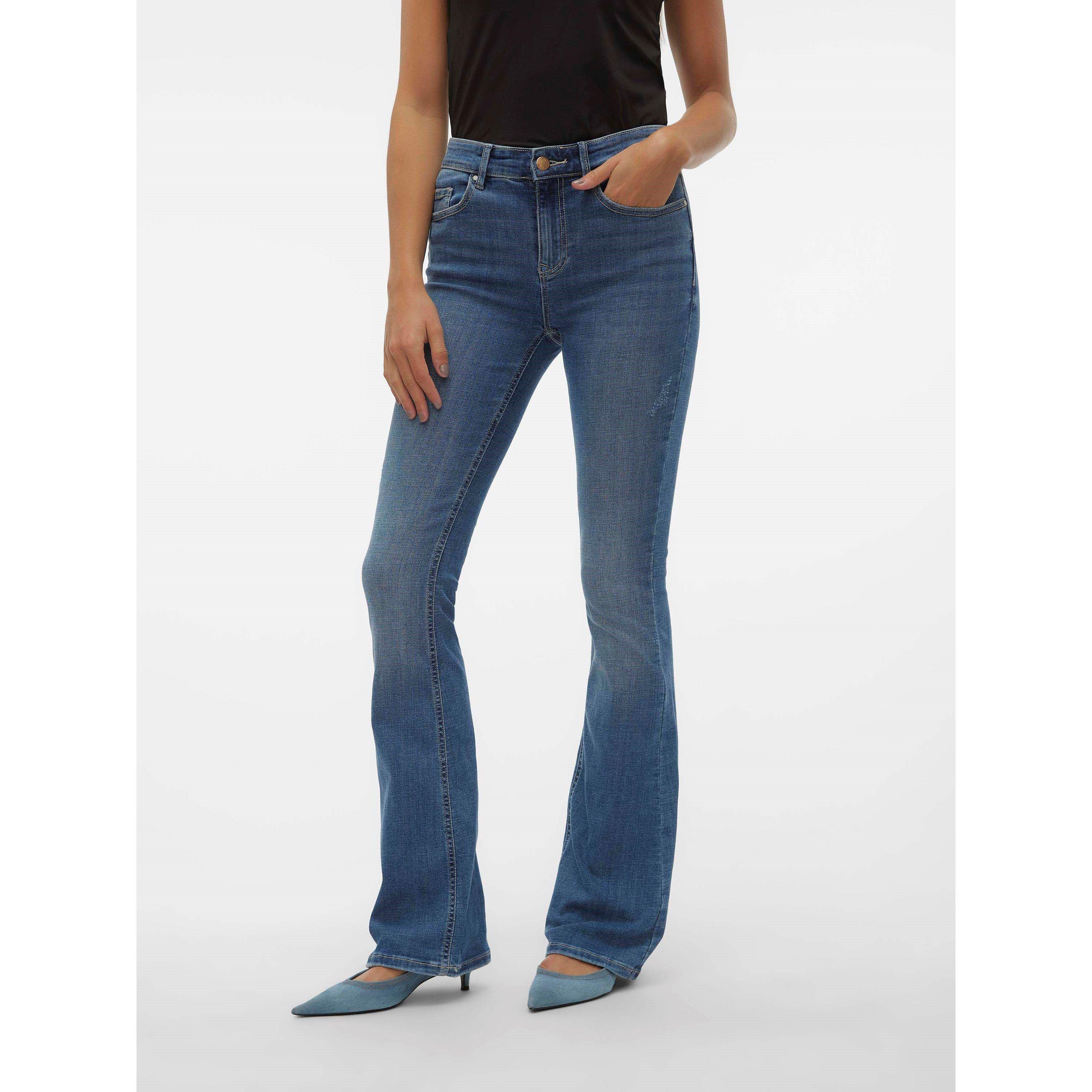 Mittleres Blau Denim - Vero Moda - LI347 Flared Jn Ld62 - 3