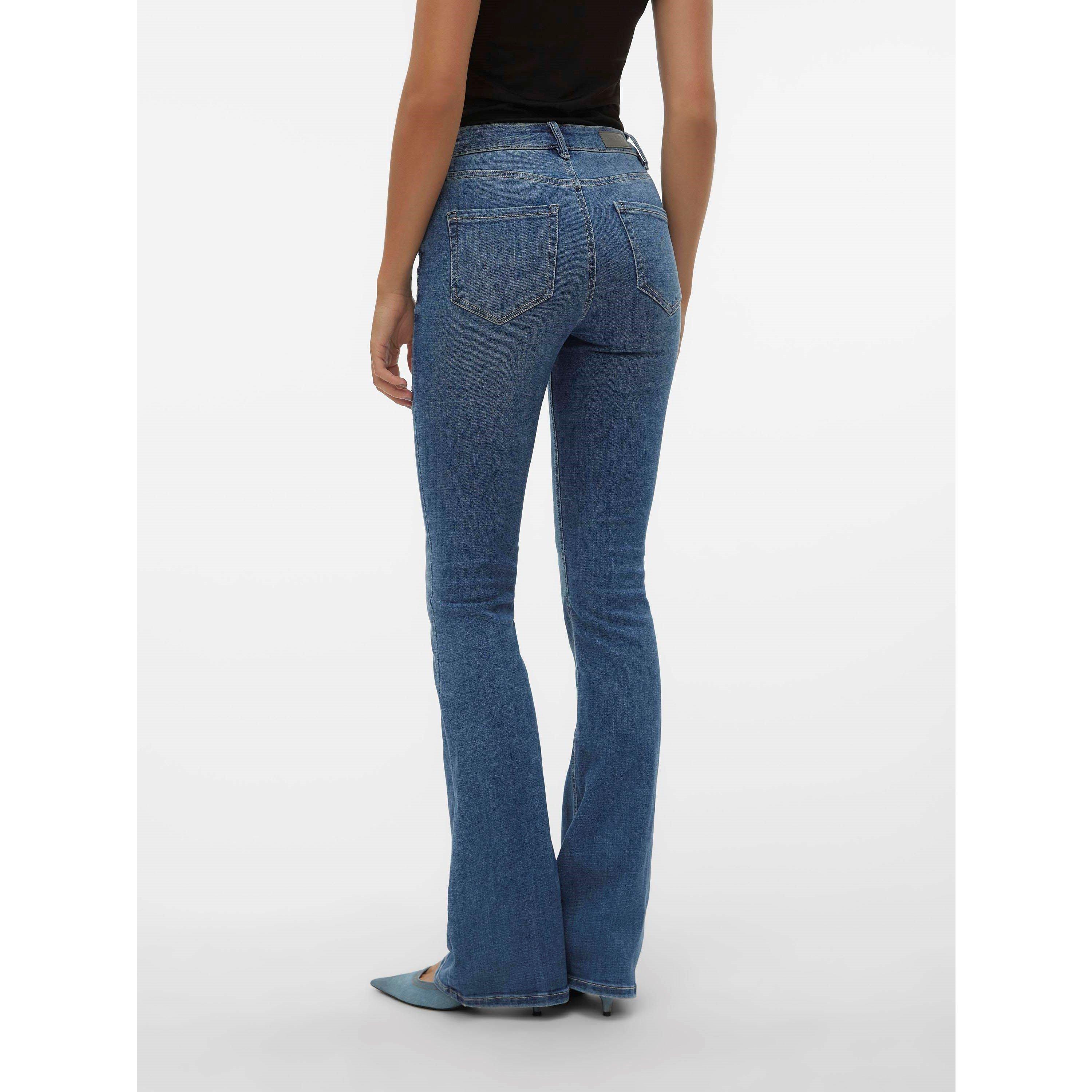 Mittleres Blau Denim - Vero Moda - LI347 Flared Jn Ld62 - 4