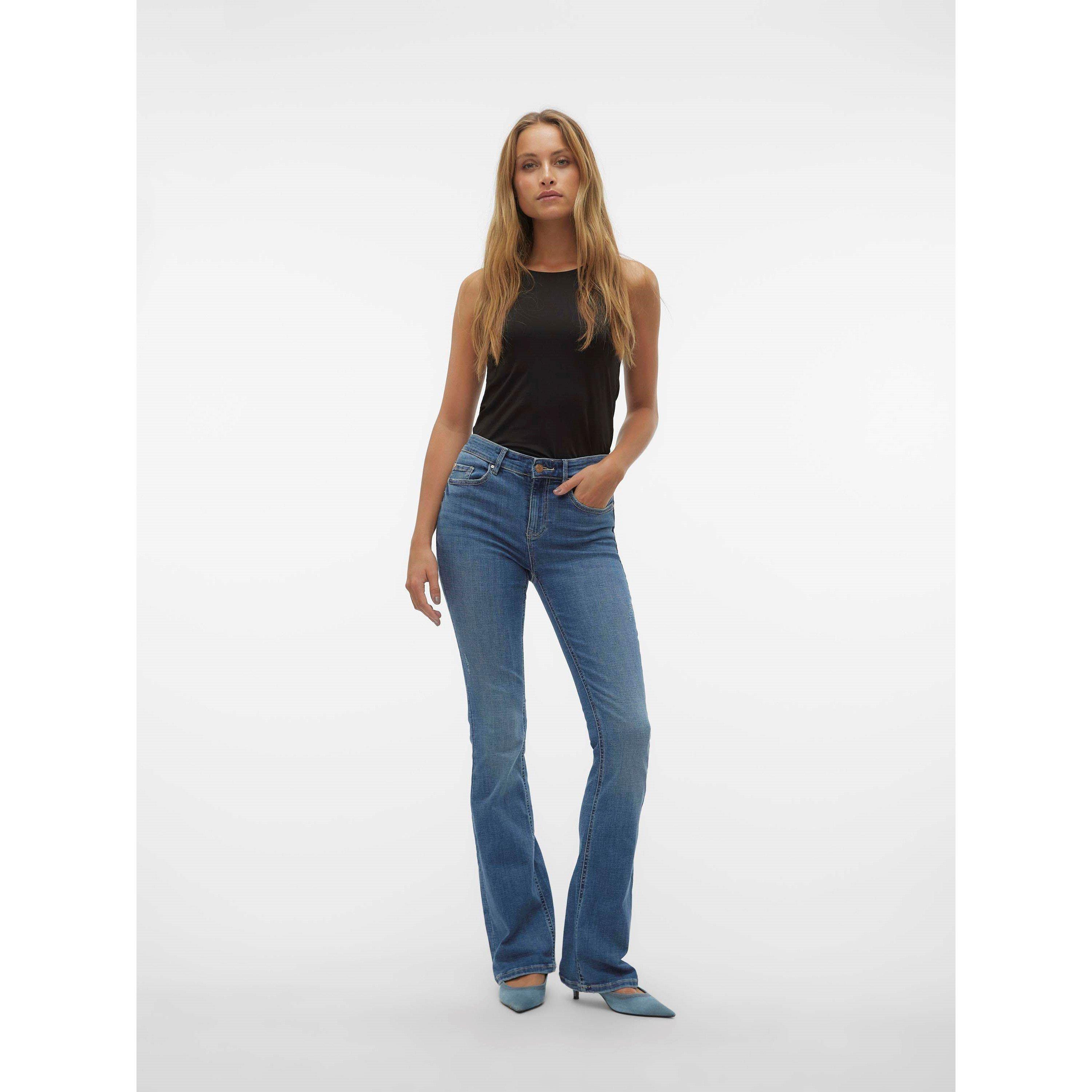 Mittleres Blau Denim - Vero Moda - LI347 Flared Jn Ld62 - 6