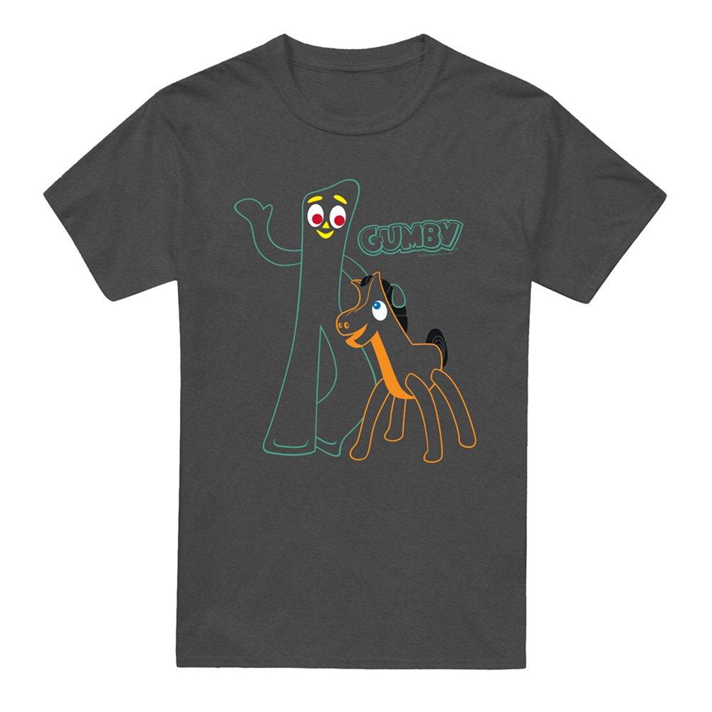 Grey - Other - Gumby Outlines T-Shirt Charcoal - 4