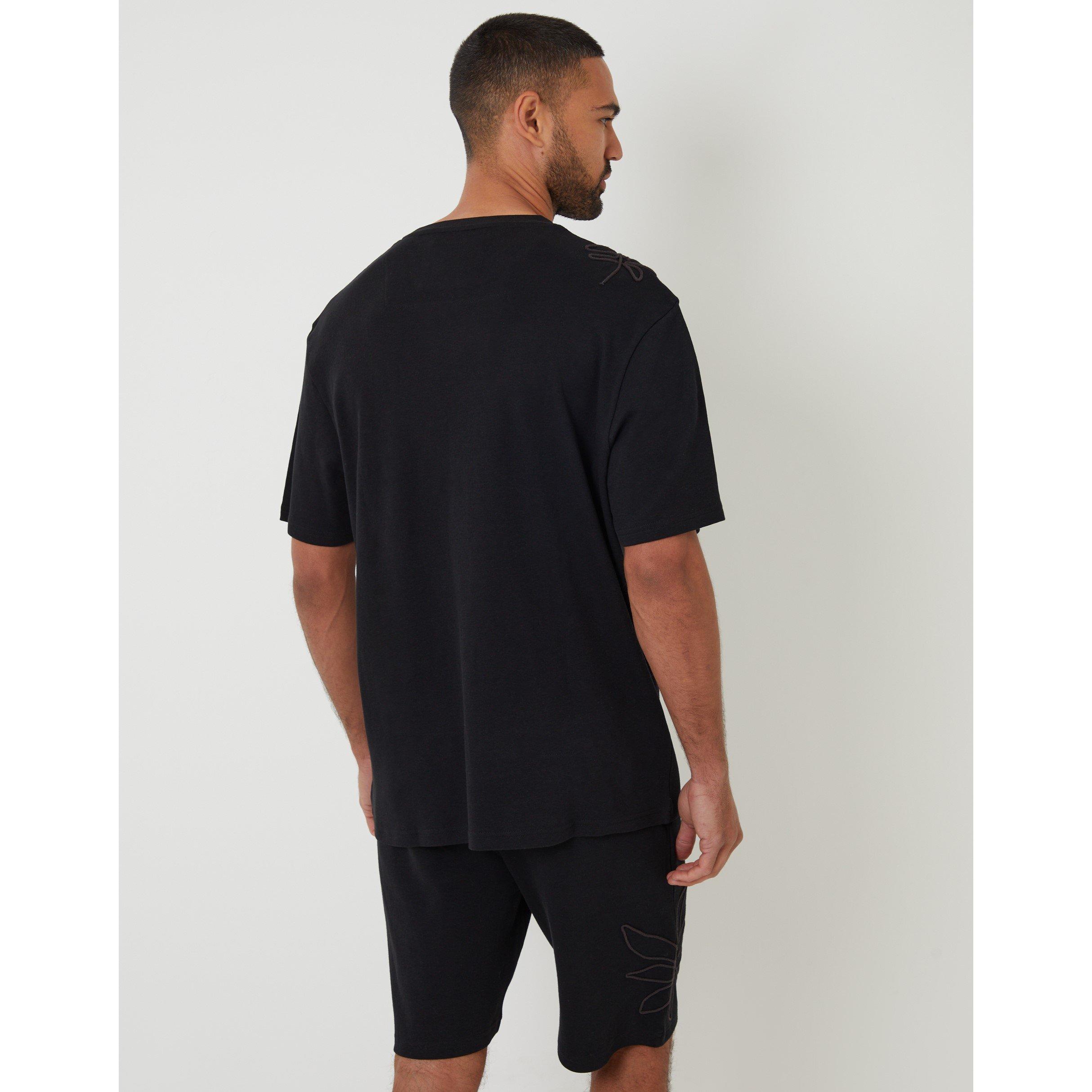 Black - Threadbare - Men's Granada Knitted T-Shirt - 3