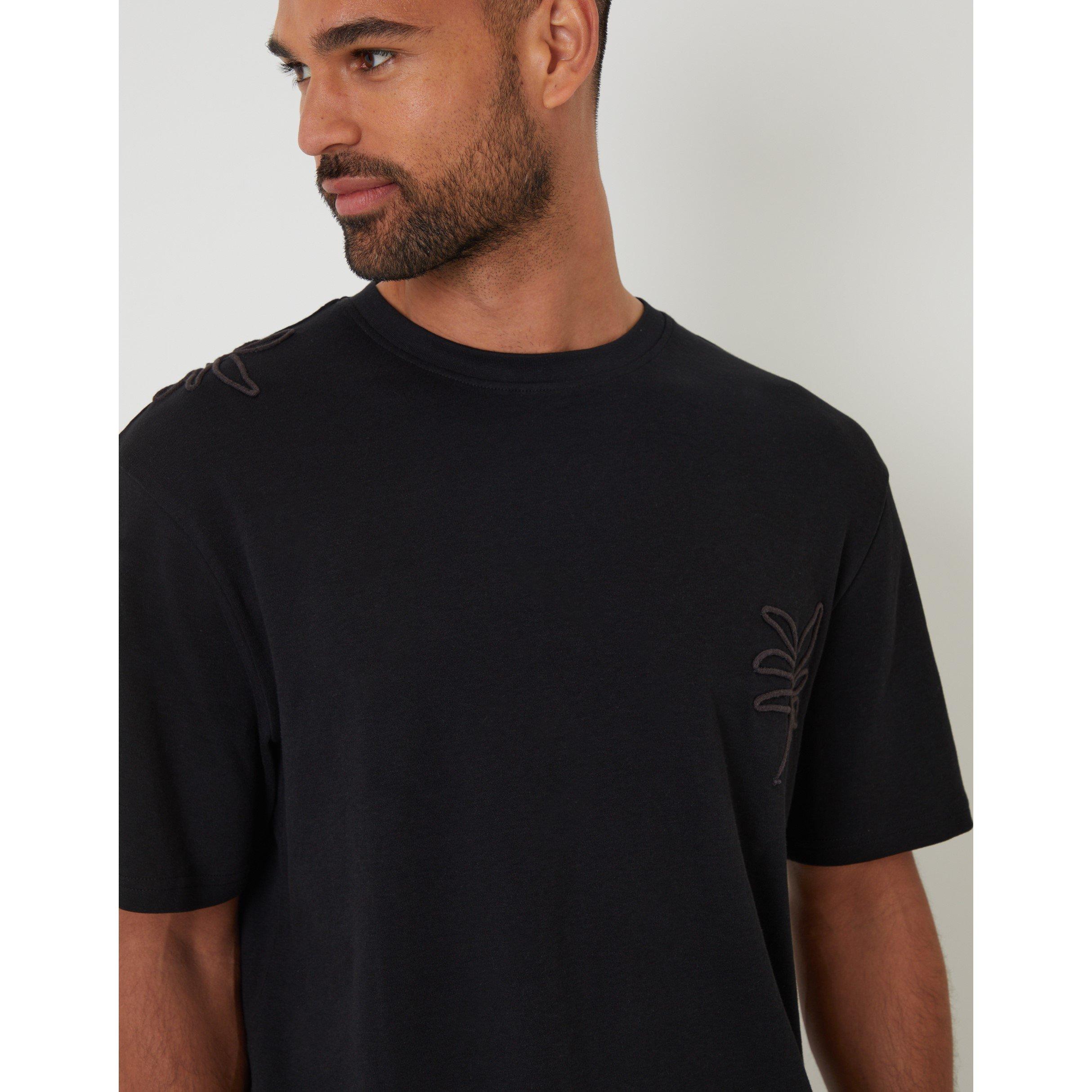 Black - Threadbare - Men's Granada Knitted T-Shirt - 4