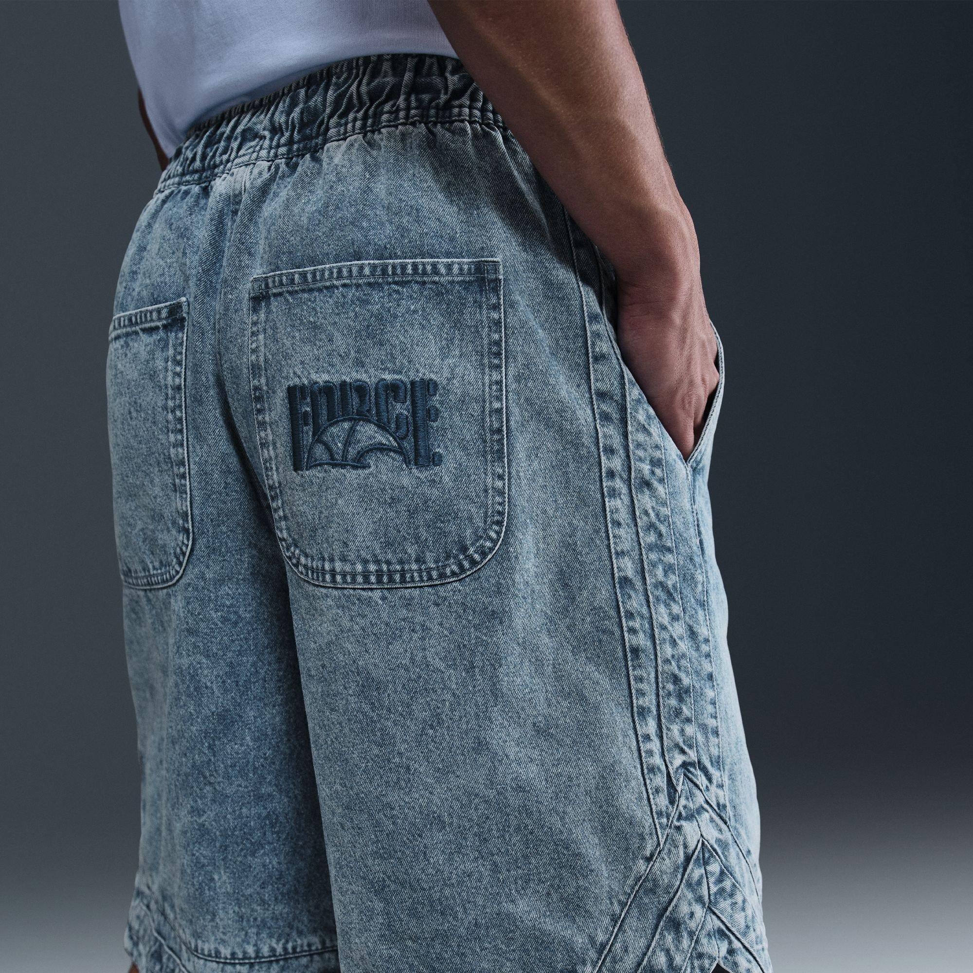 Blue Grey/(Pa - Nike - Nike M Nk Denim 10In Sn99 - 4