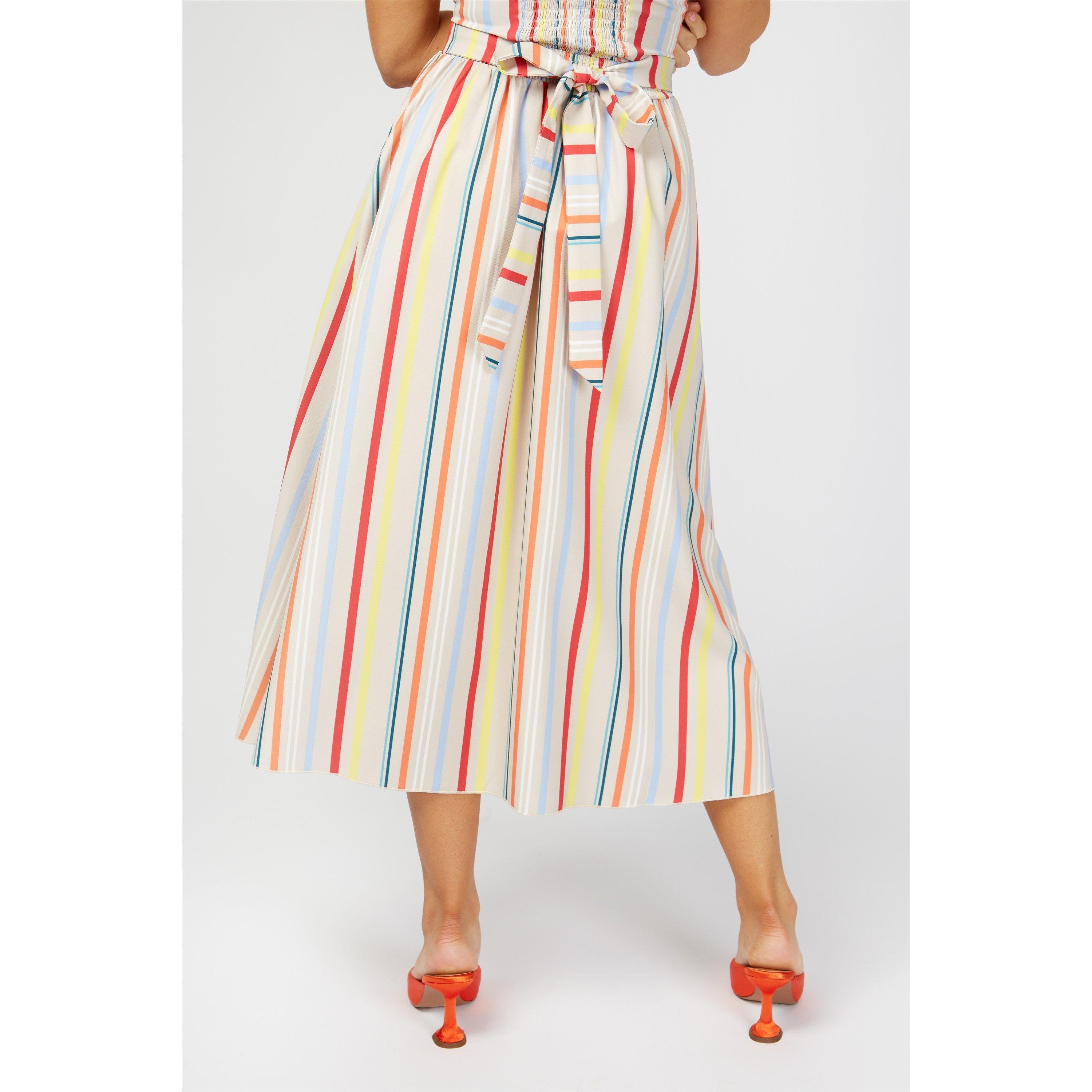 Righe Multiple - Little Mistress - Midi Skirt - 3