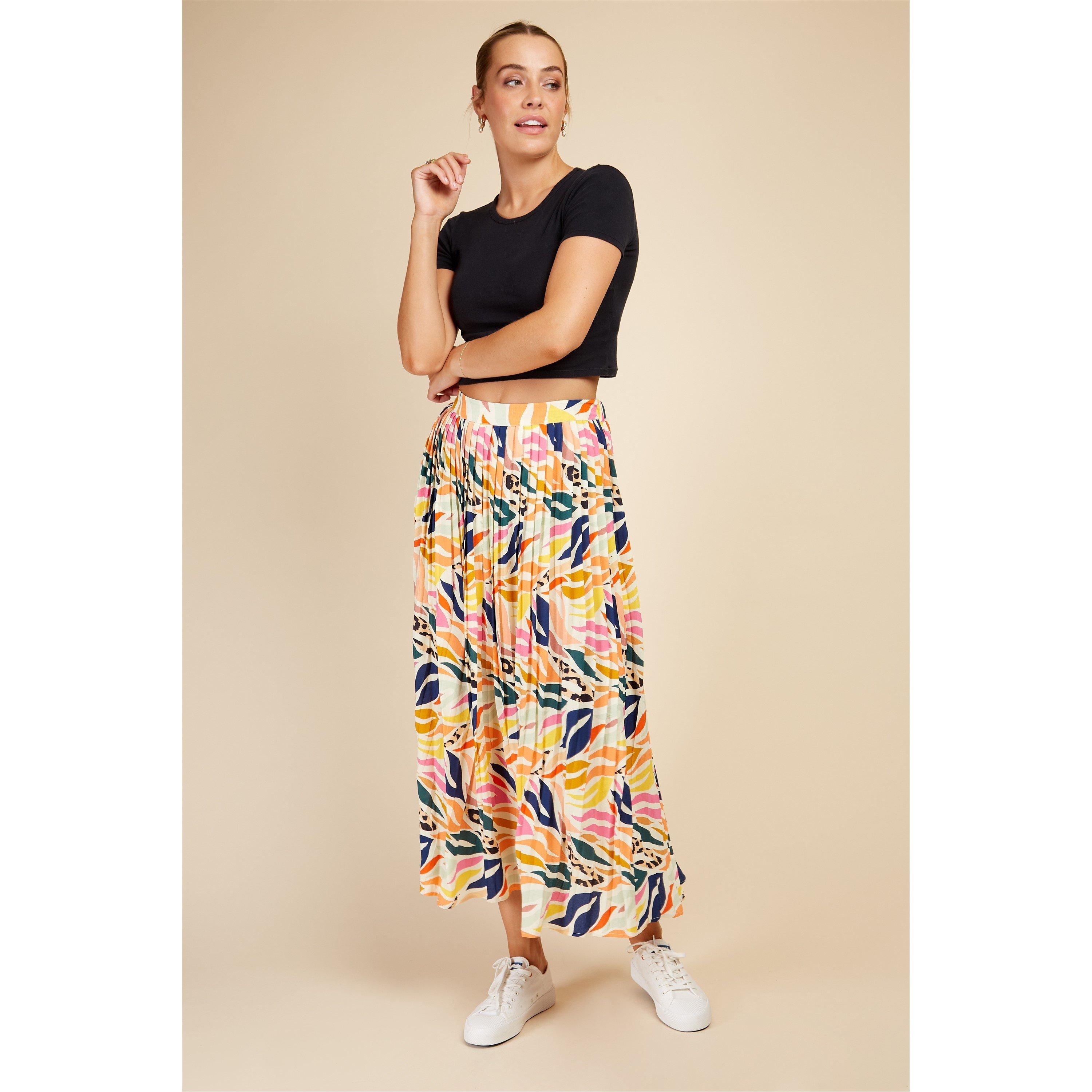 Multi - Little Mistress - Midi Skirt - 1