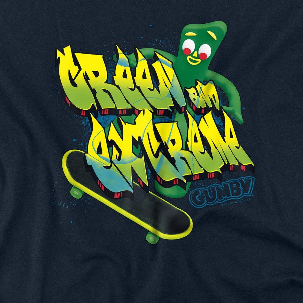 Navy - Other - Gumby Green And Extreme Long Sleeve T-Shirt Navy - 2