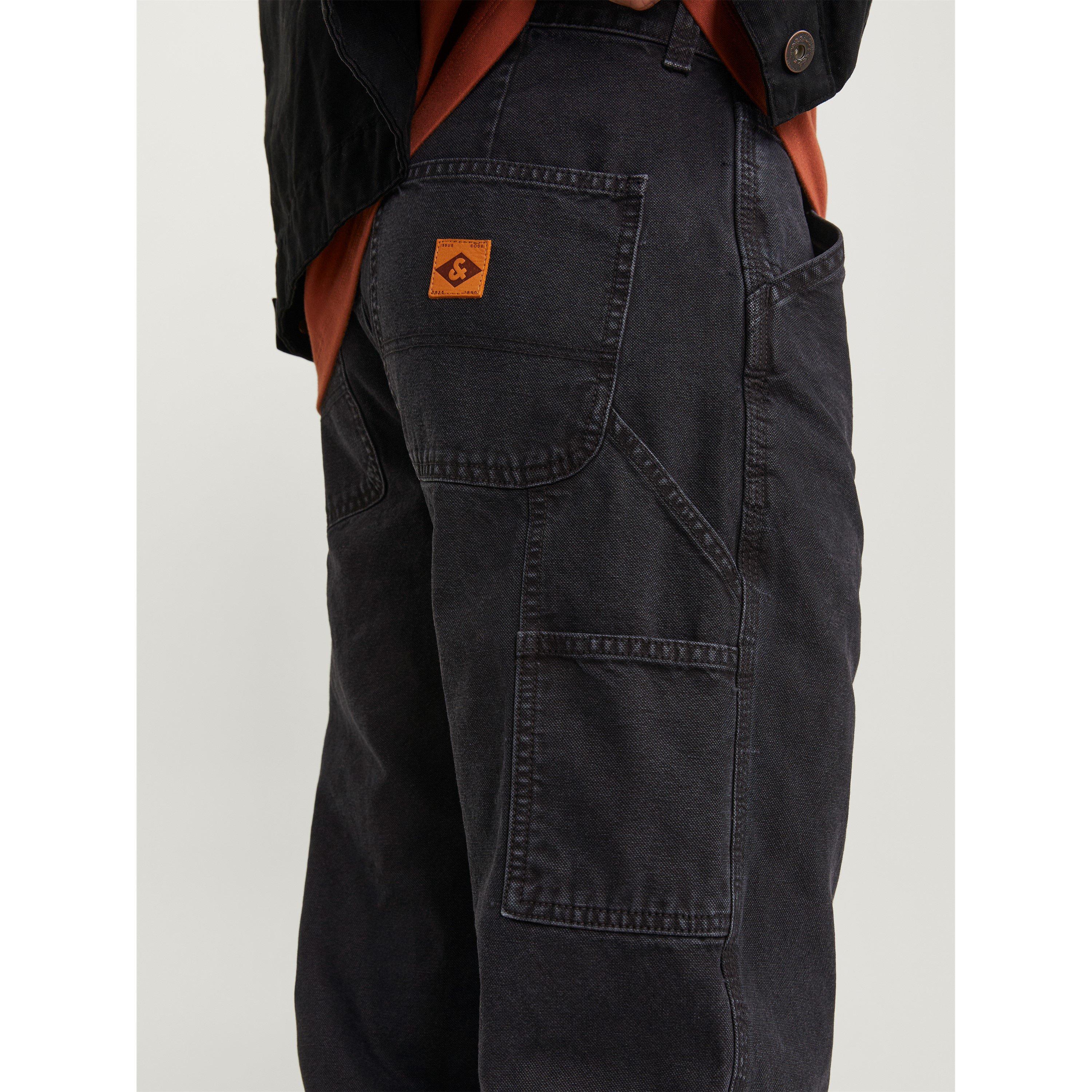 Black - Jack and Jones - Eddie Carp Carpenter Jeans - 4