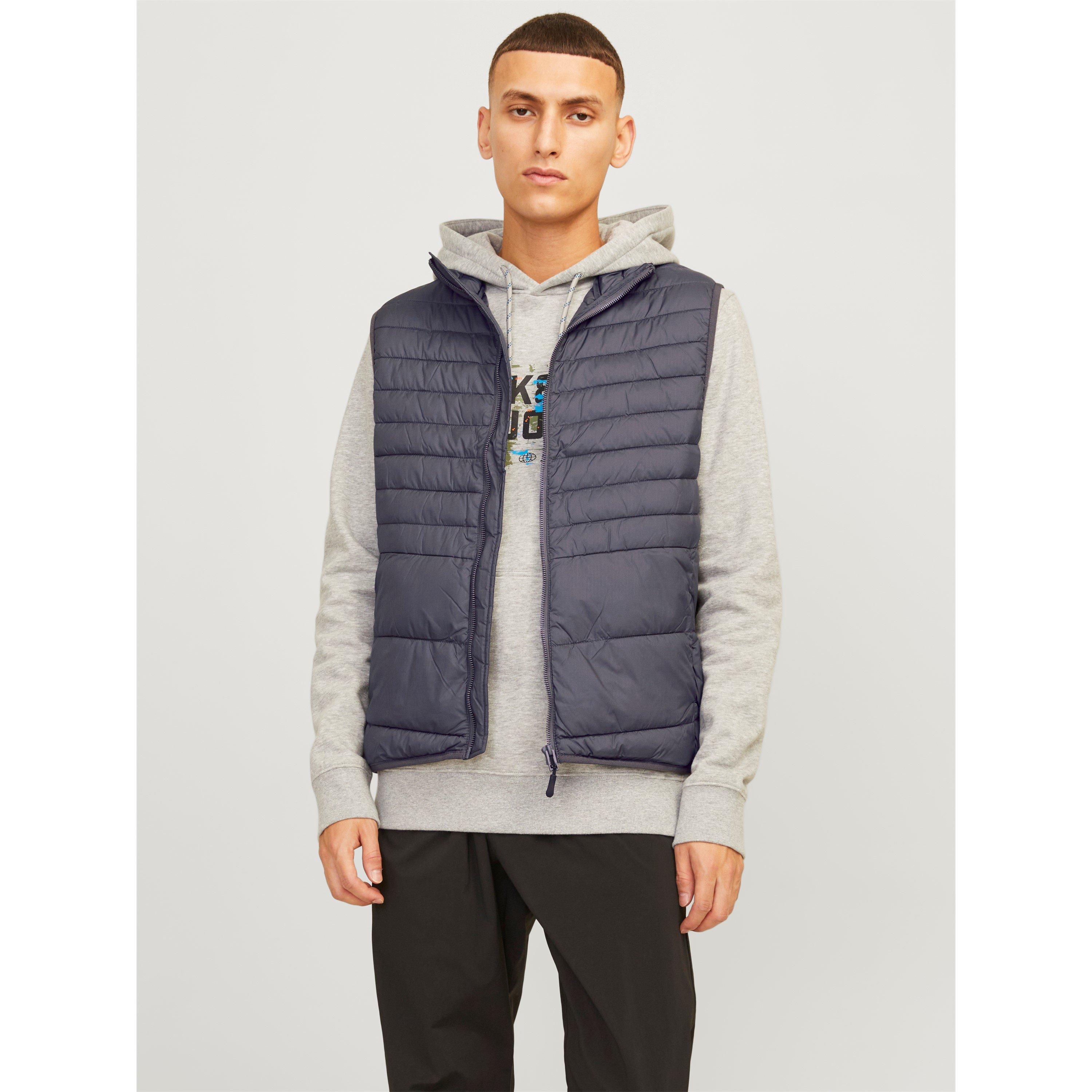 Asphalt - Jack and Jones - Men's Sleeveless Zip-Through Gilet - 1