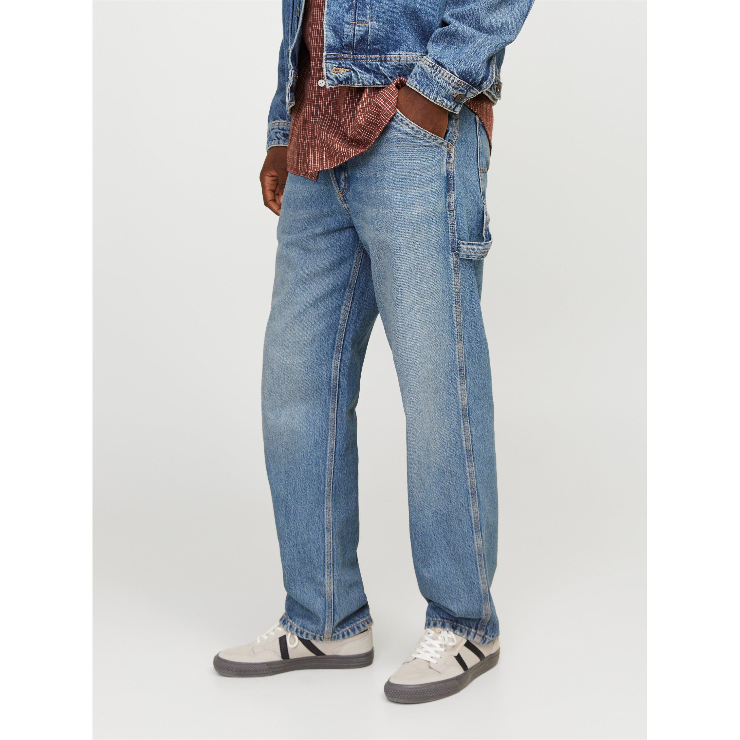Jack And Jones Men's Eddie Carpenter Jeans - Blue Denim - 30W R