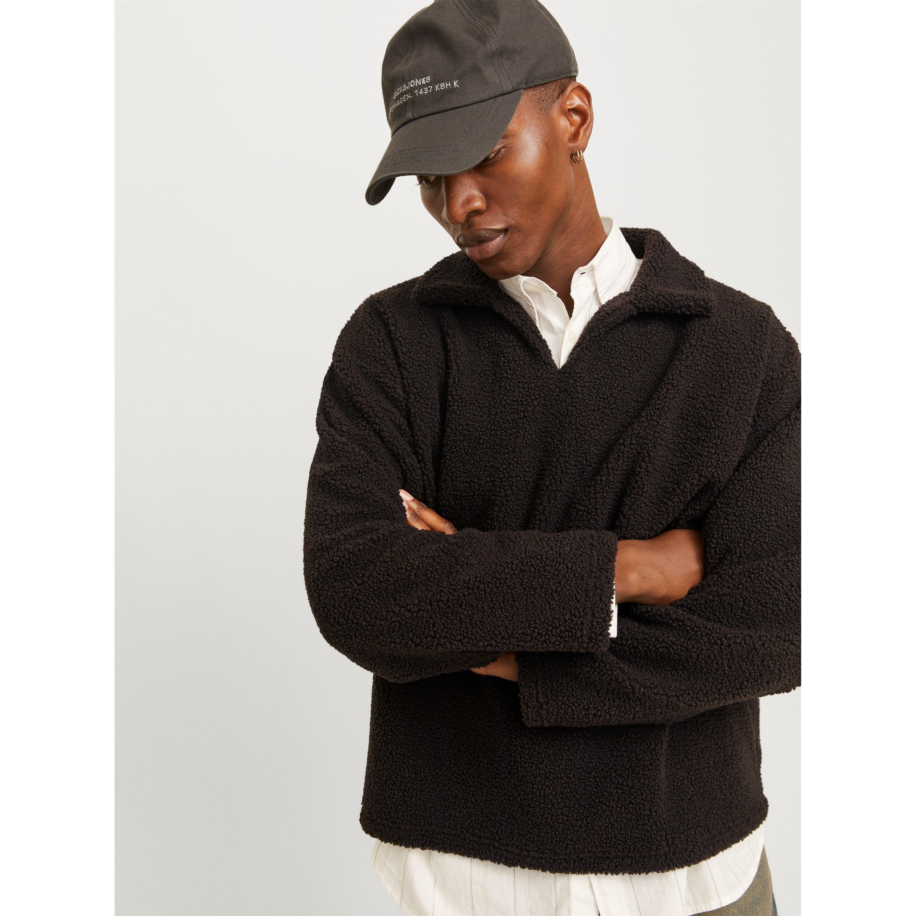 Chocolate Torte - Jack and Jones - Men's Teddy Crew Neck Jumper - 1