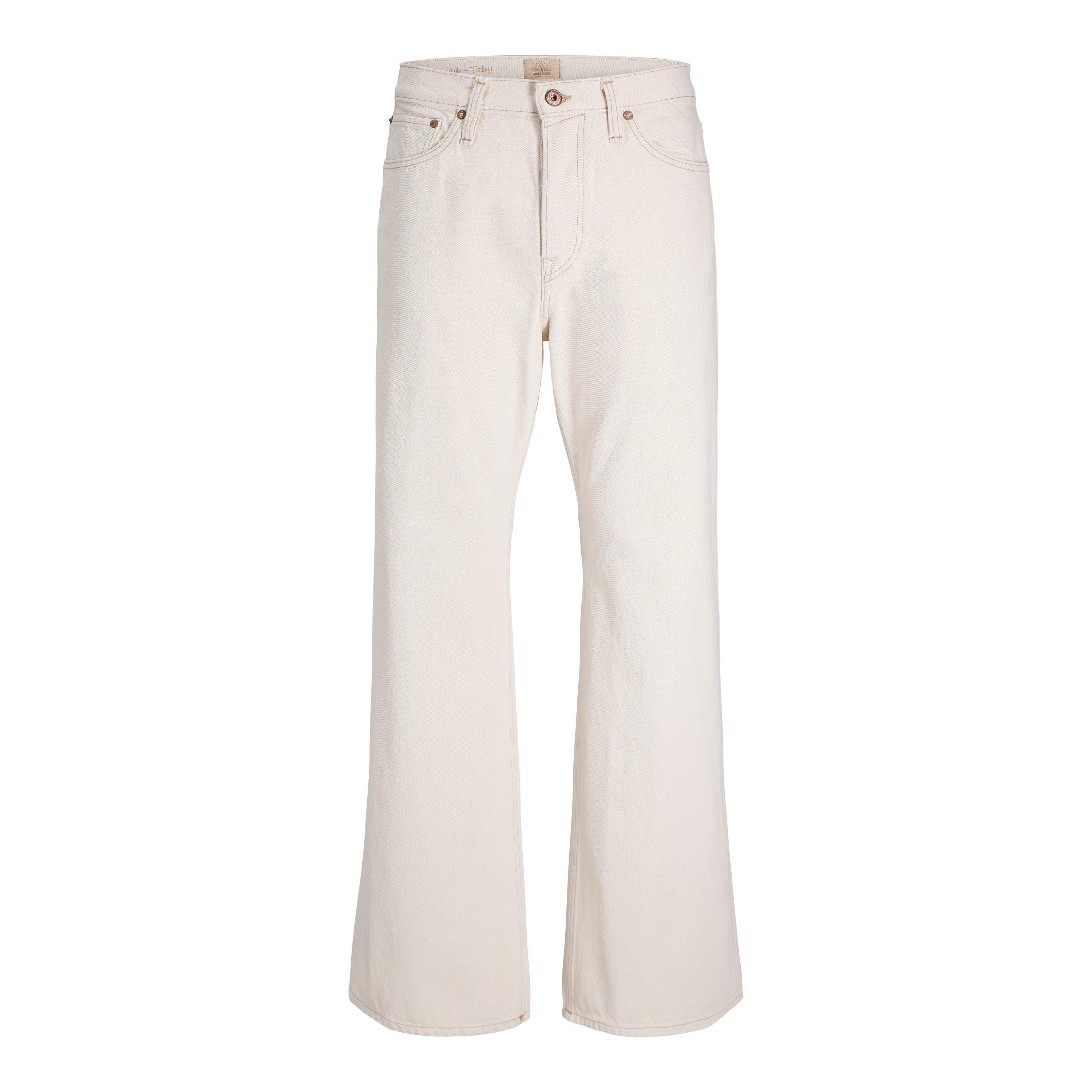 Ecru - Jack and Jones - Cooper Flared Jeans - 7