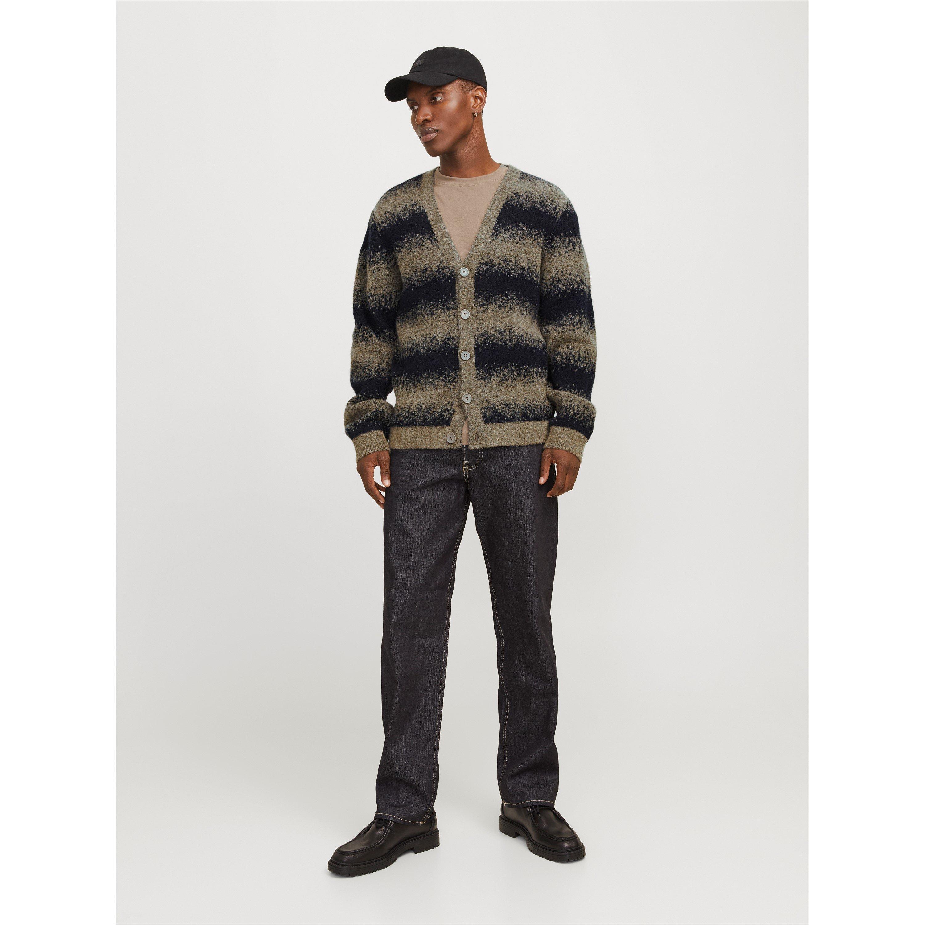 Greige - Jack and Jones - Knitted Cardigan - 5