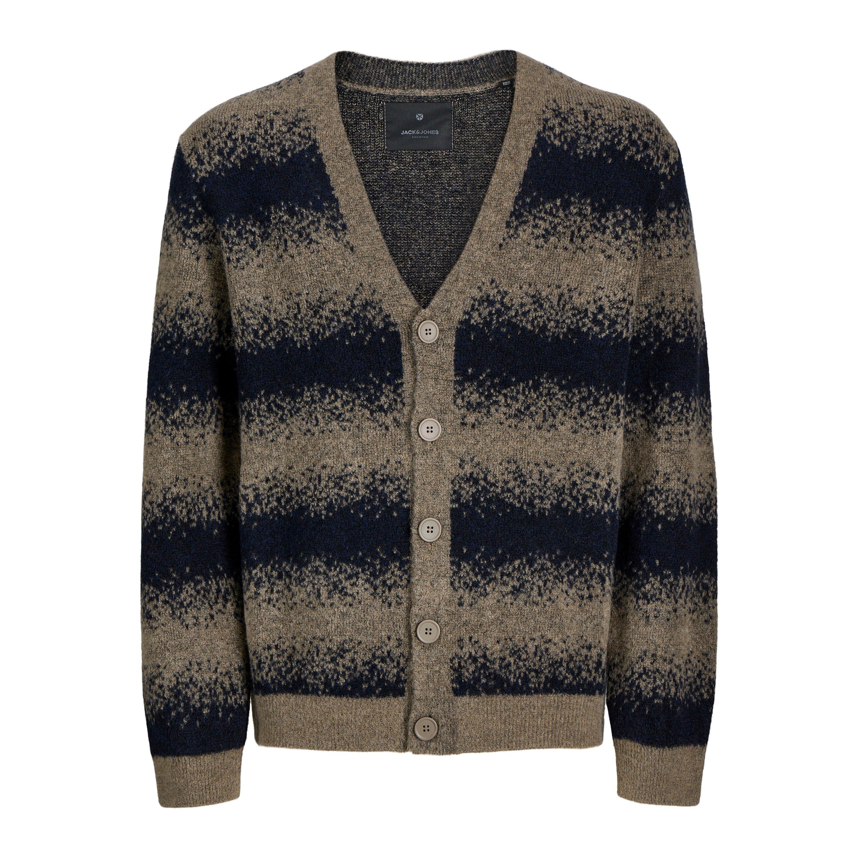 Greige - Jack and Jones - Knitted Cardigan - 7