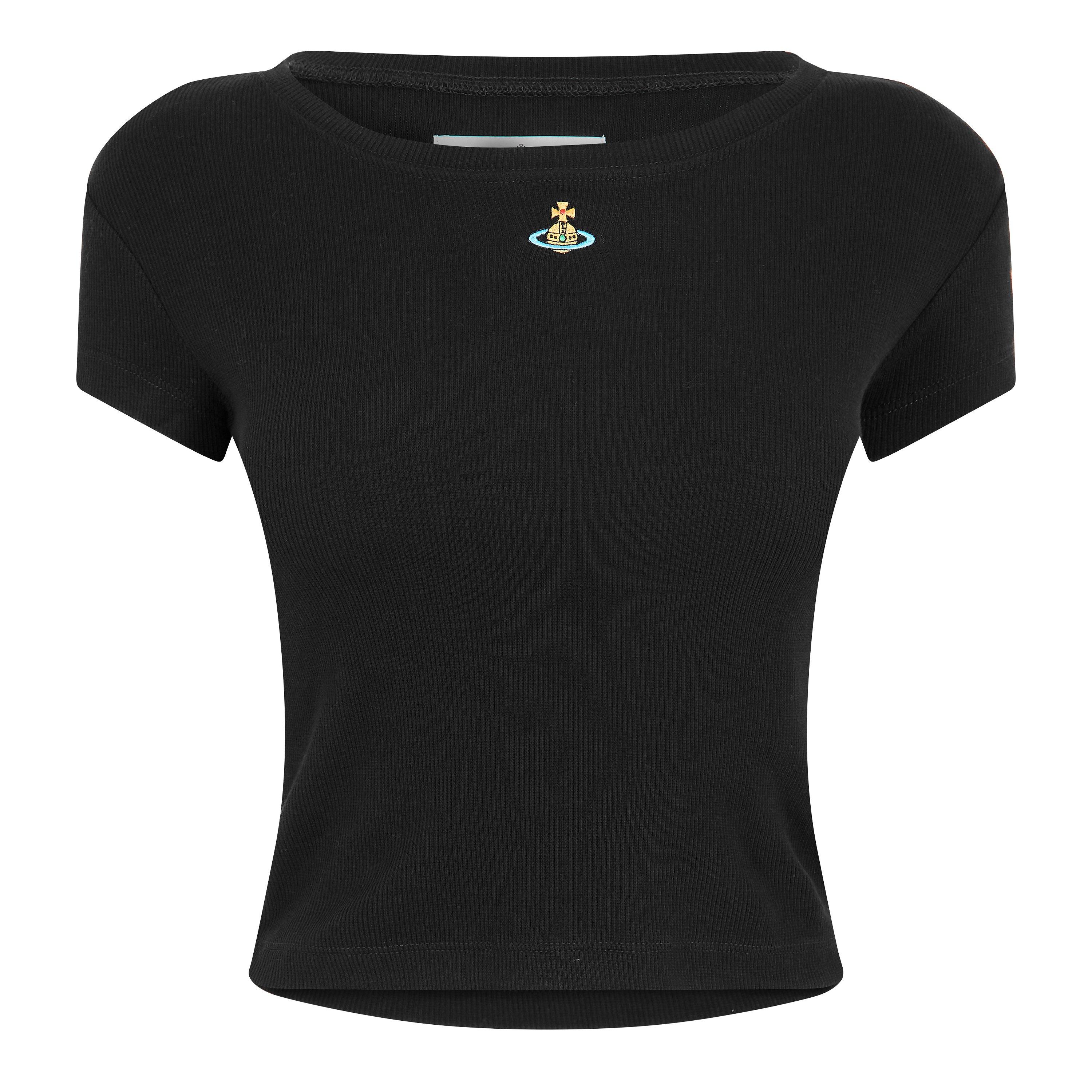 Vivienne Westwood Women's Viv Mini Baby Tee - Black - Size 16 (XL)