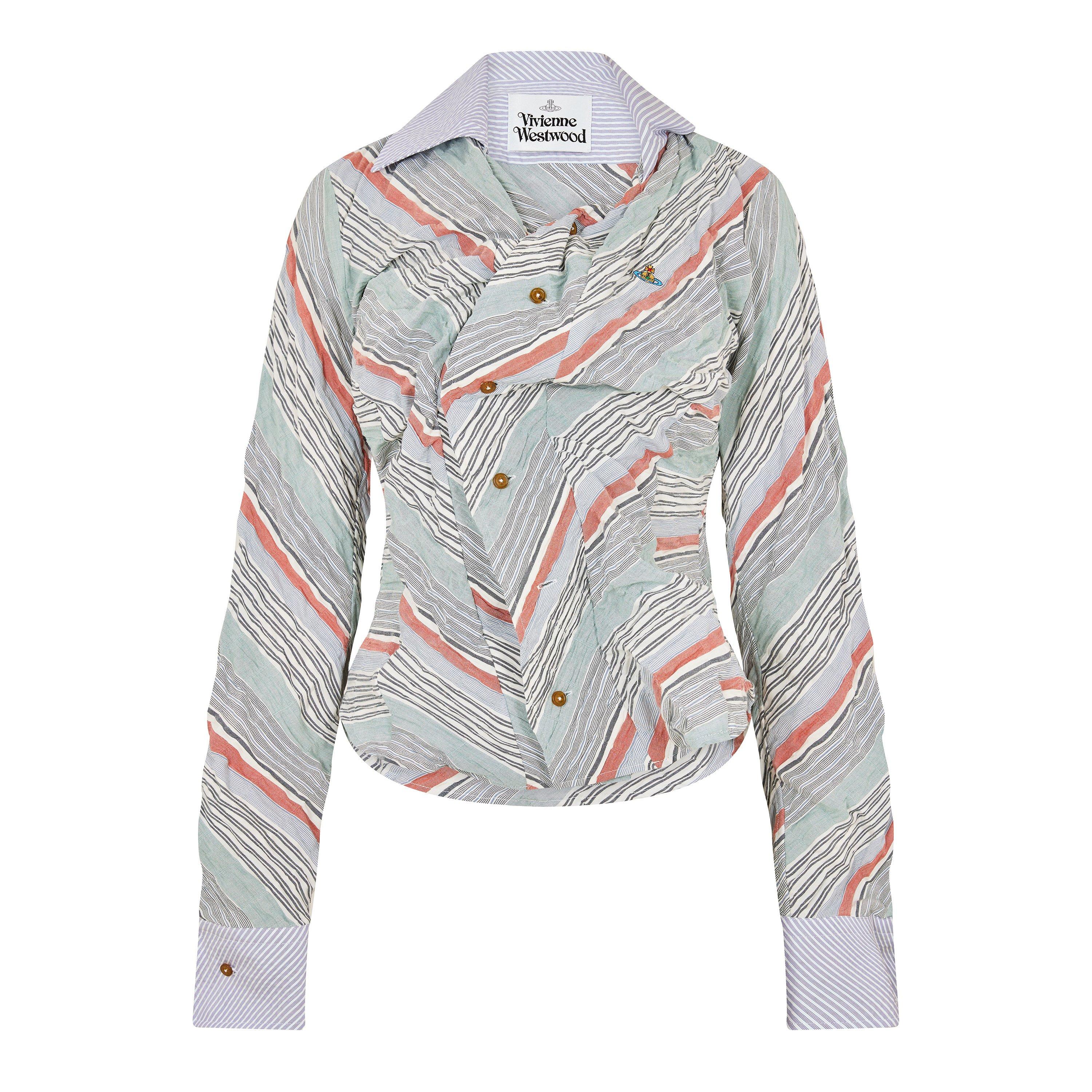 Vivienne Westwood Viv Drnkn Shirt Ld61 - Multi - Size 40 (S)