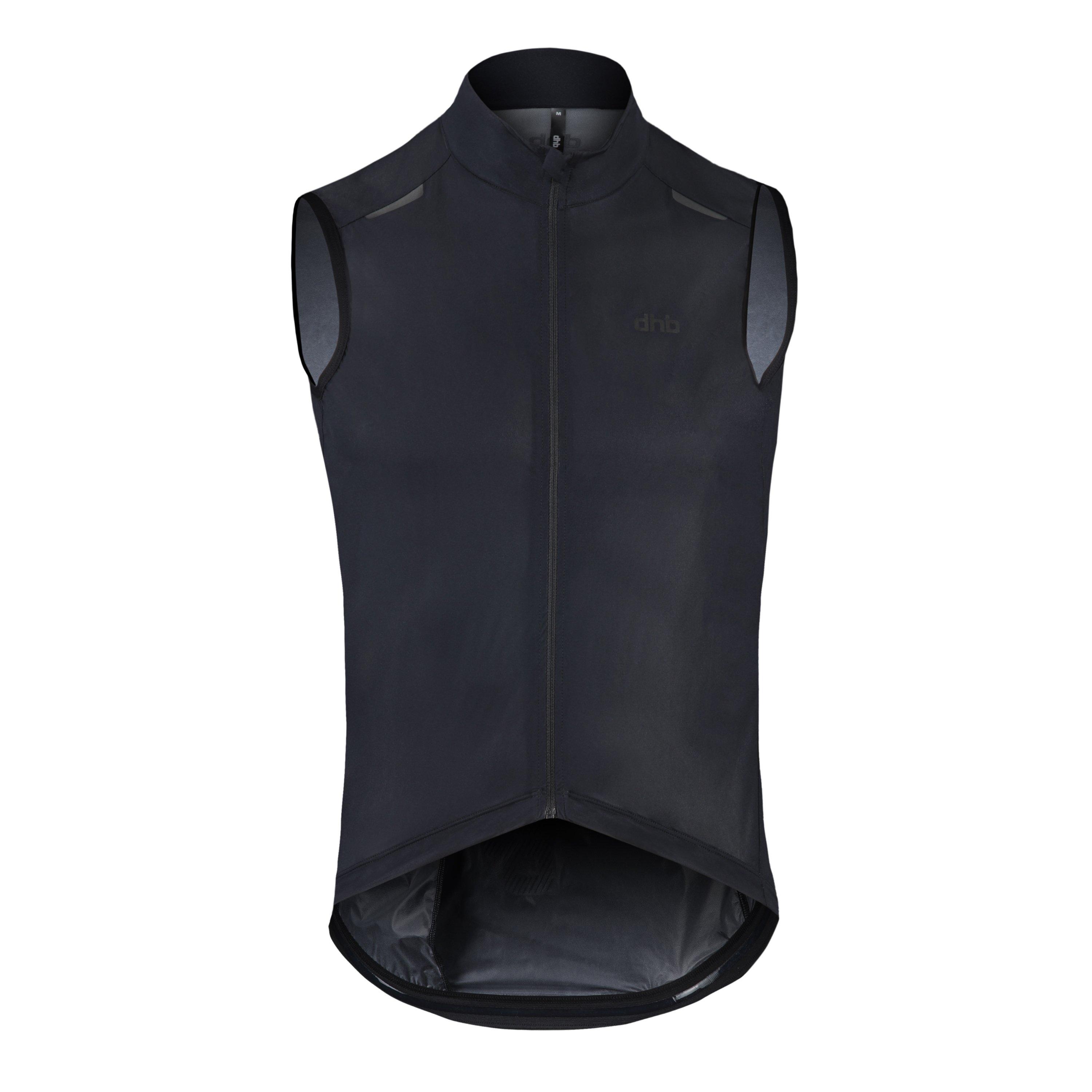 Black - Dhb - dhb Mens Aeron Wind Gilet - 1