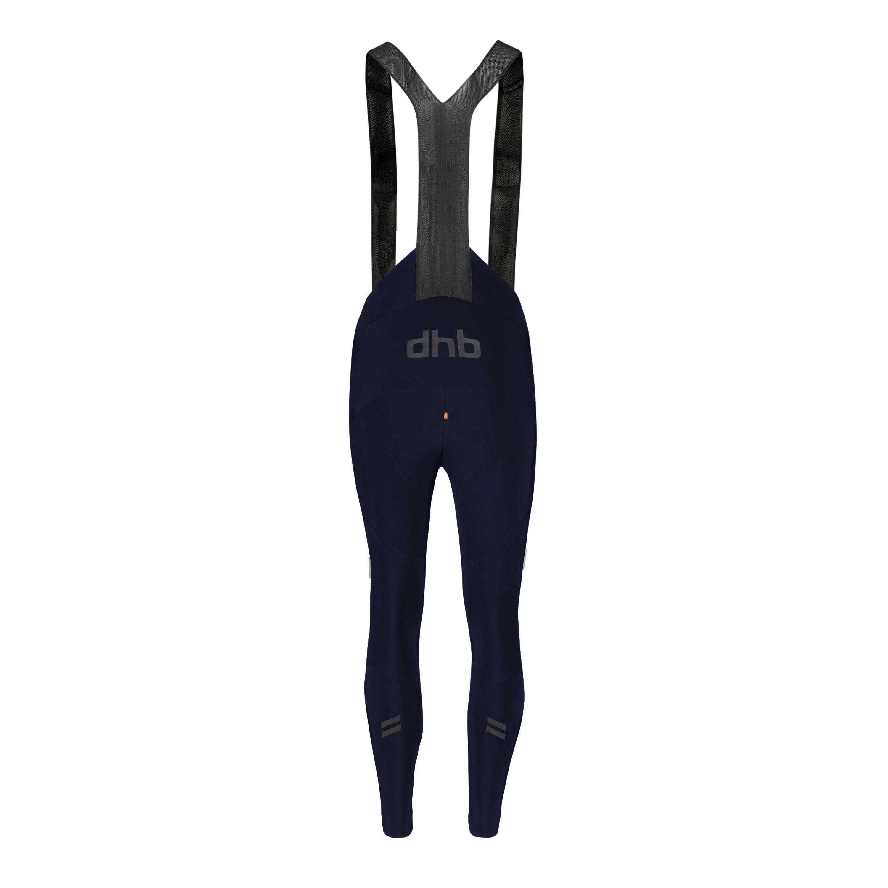 Navy - Dhb - dhb Mens Aeron FLT Roubaix Bib Tight 2.0 - 2