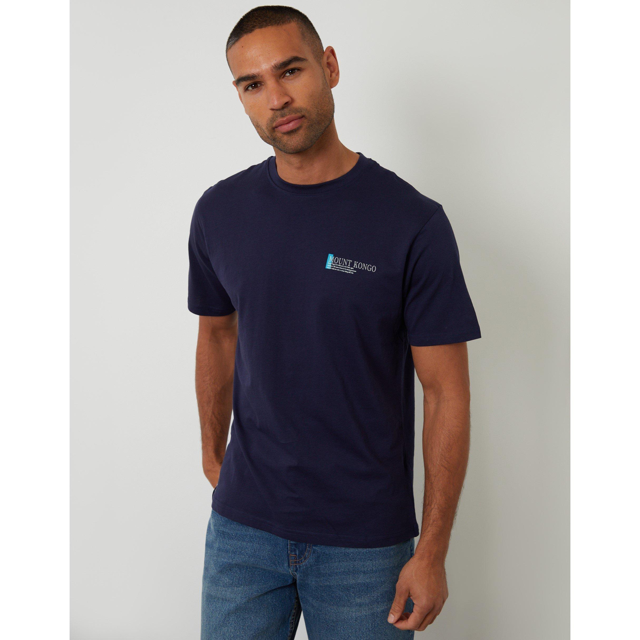 Navy - Threadbare - Morgan Knitted T-Shirt - 3
