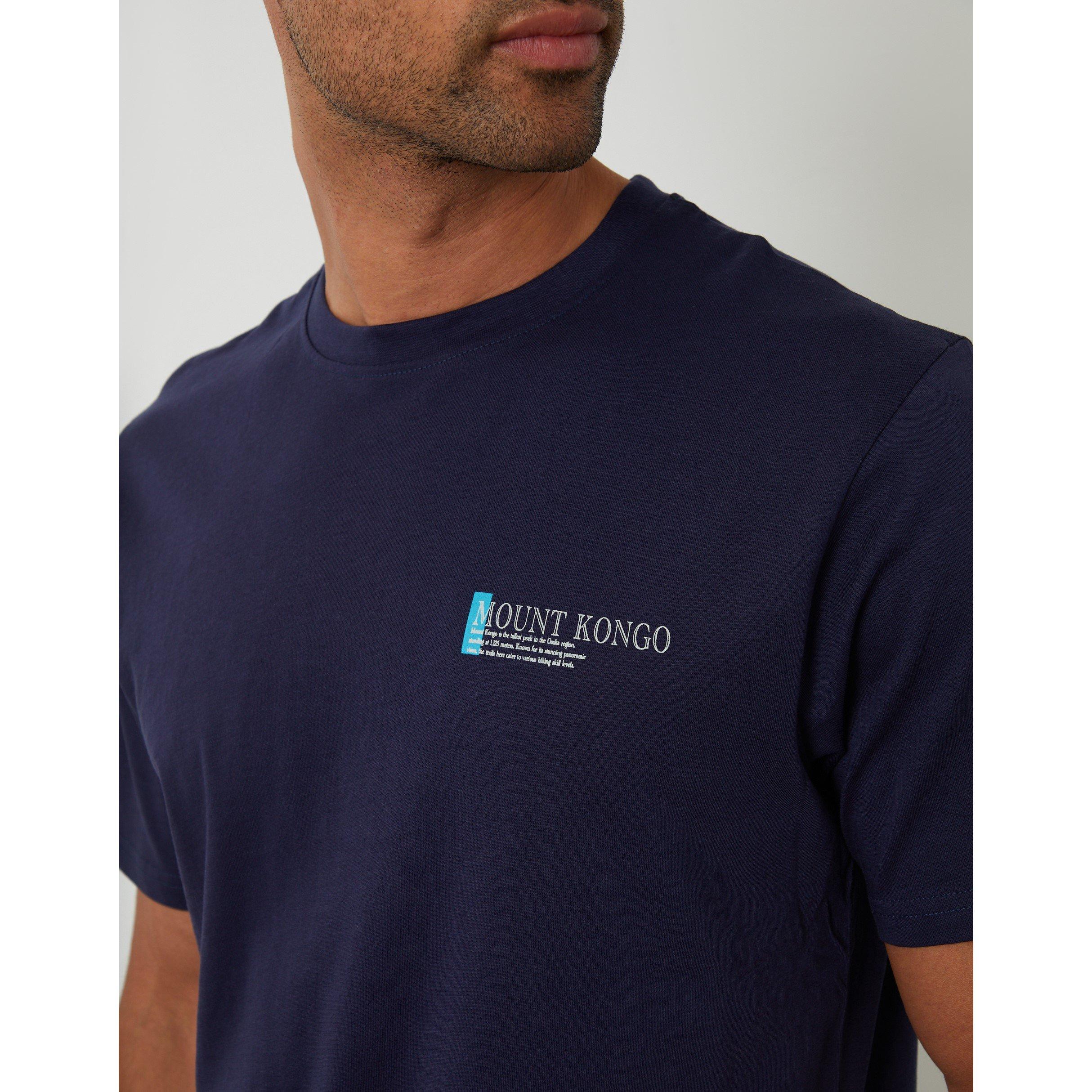 Navy - Threadbare - Morgan Knitted T-Shirt - 4