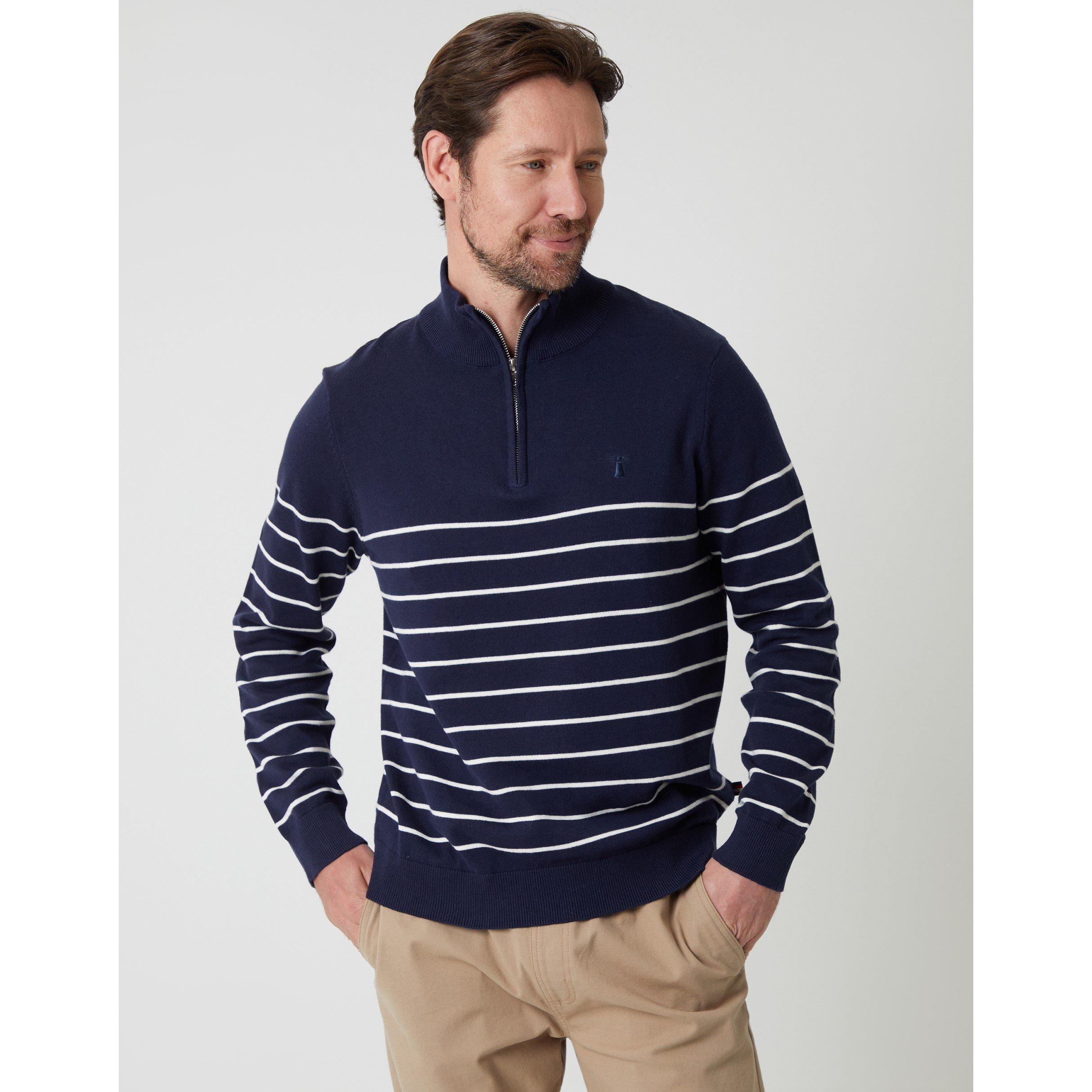 Saltwell Saltwel Quarter-Zip Knitted Top
