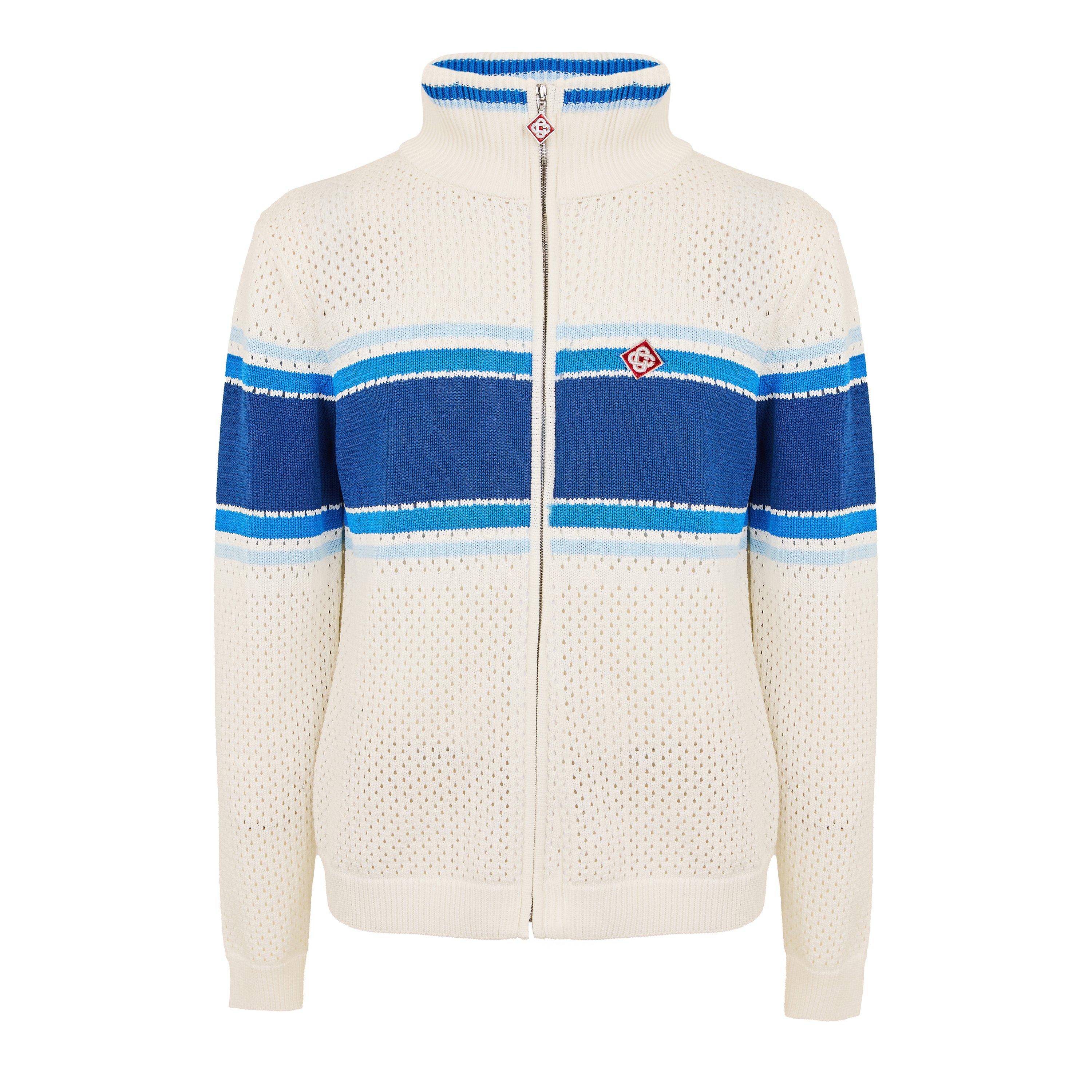 White/Blue - Casablanca - Men's Knitted Top - 1