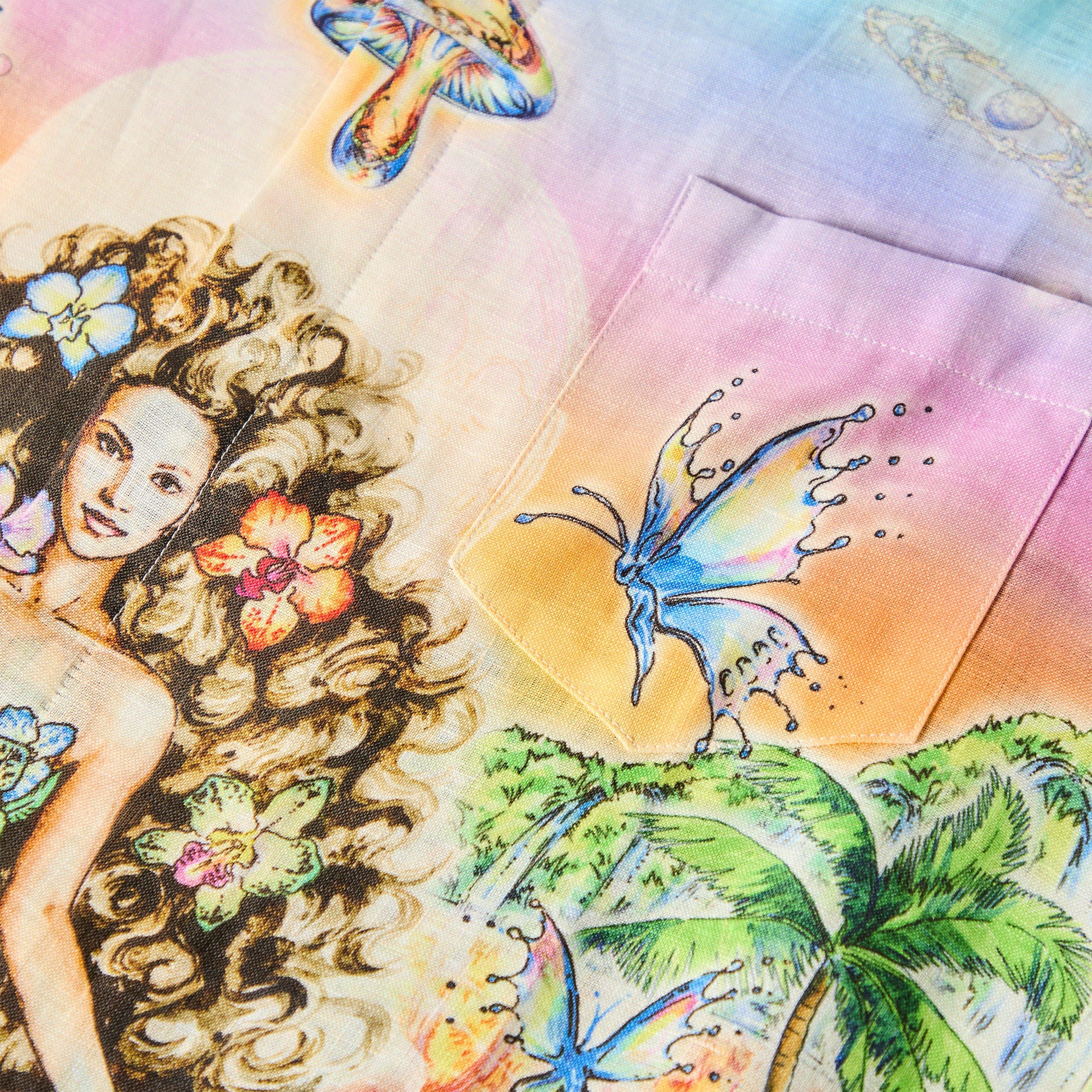 White - Casablanca - Men's Long Sleeve Bowling Shirt - 3